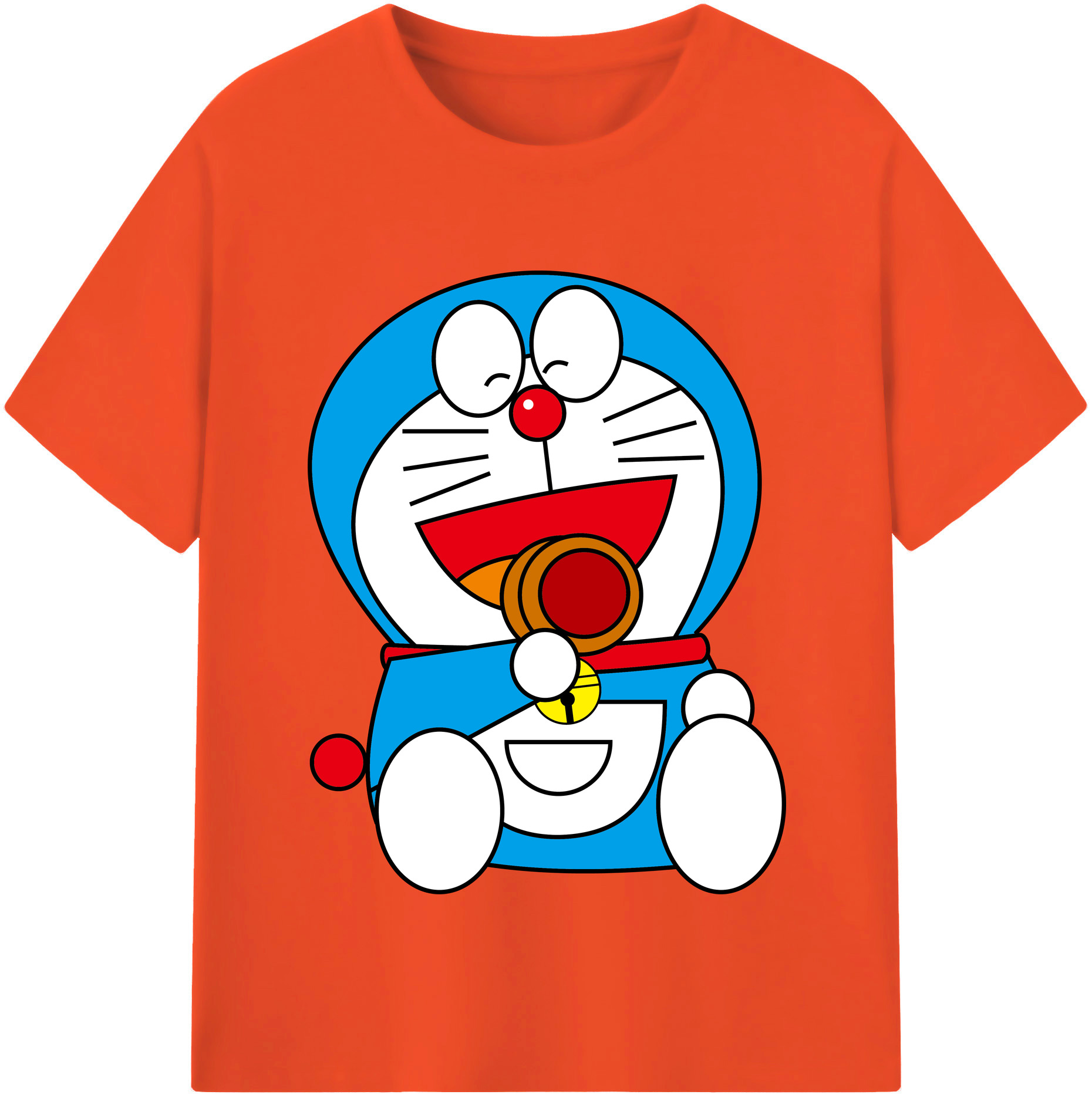 （画像用） ドラえもん Doraemon 綿100％半袖Tシャツ（フロントプリント）