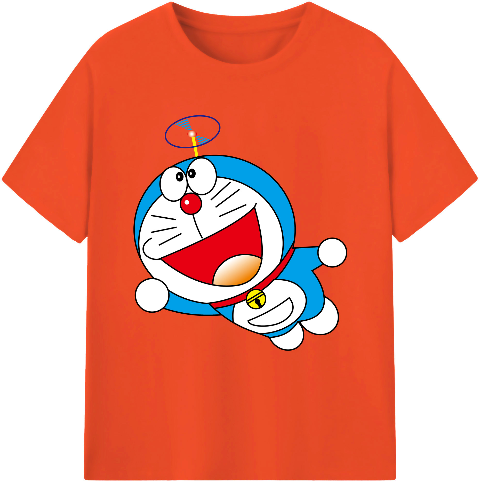 （画像用） ドラえもん Doraemon 綿100％半袖Tシャツ（フロントプリント）