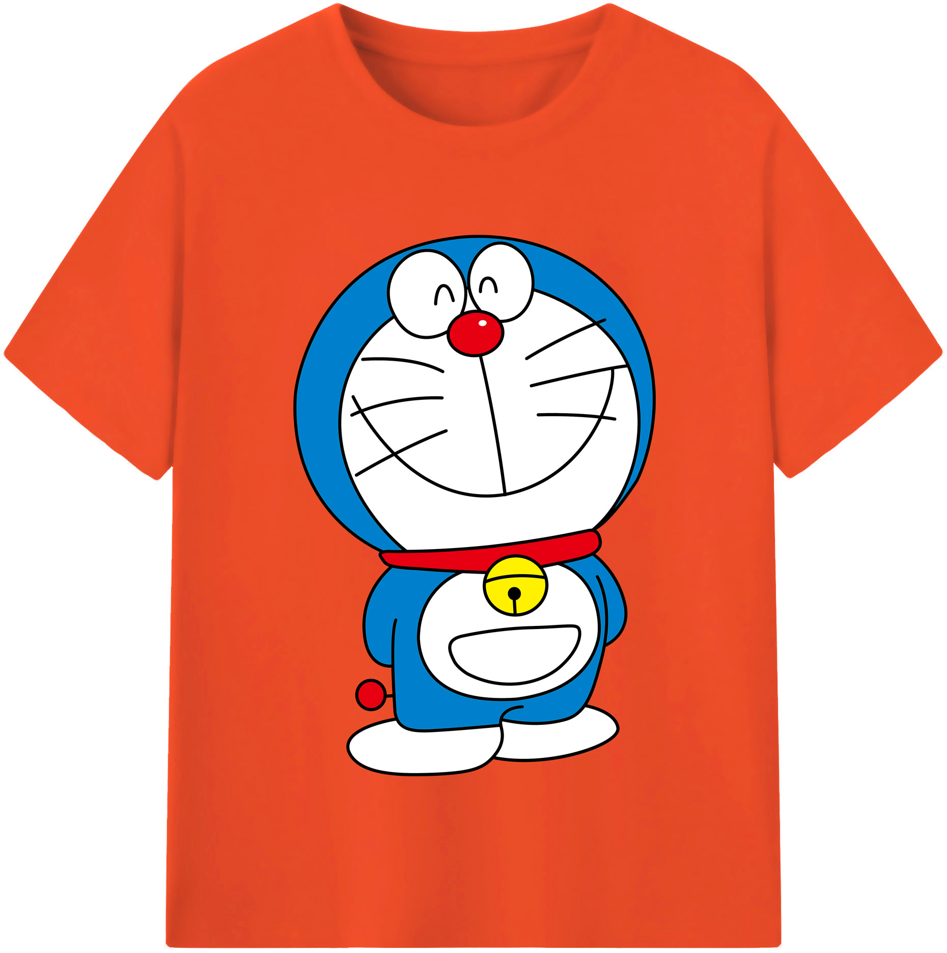 （画像用） ドラえもん Doraemon 綿100％半袖Tシャツ（フロントプリント）