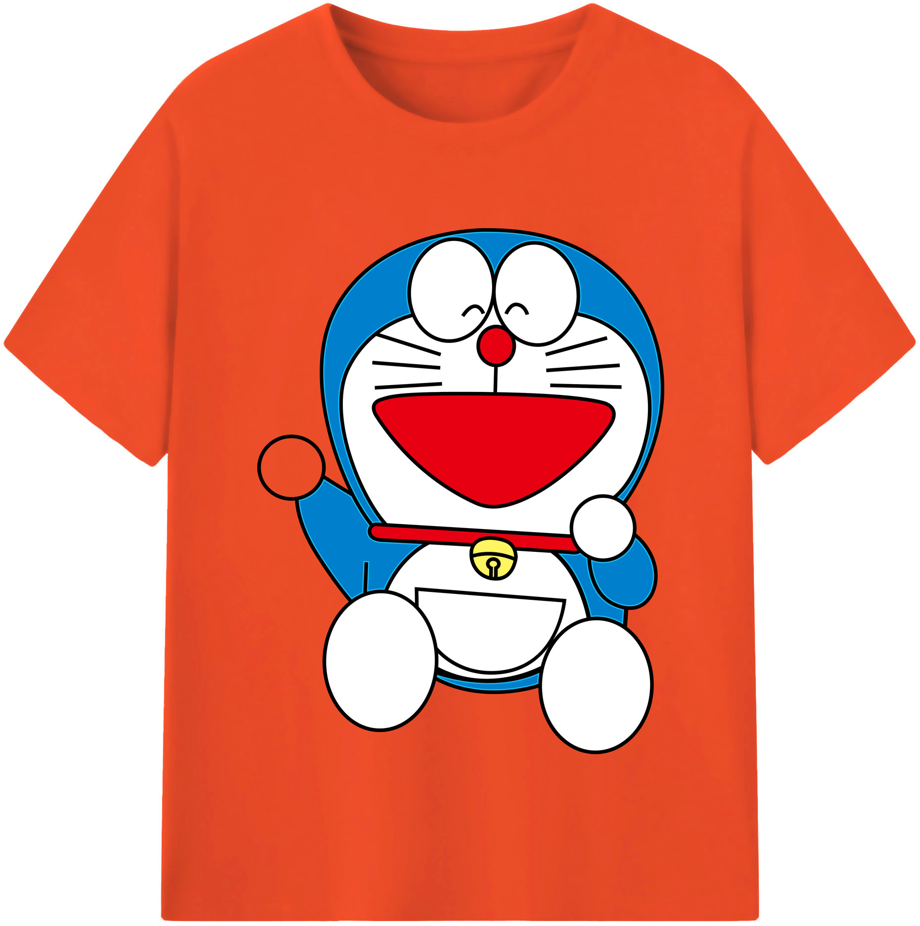 （画像用） ドラえもん Doraemon 綿100％半袖Tシャツ（フロントプリント）