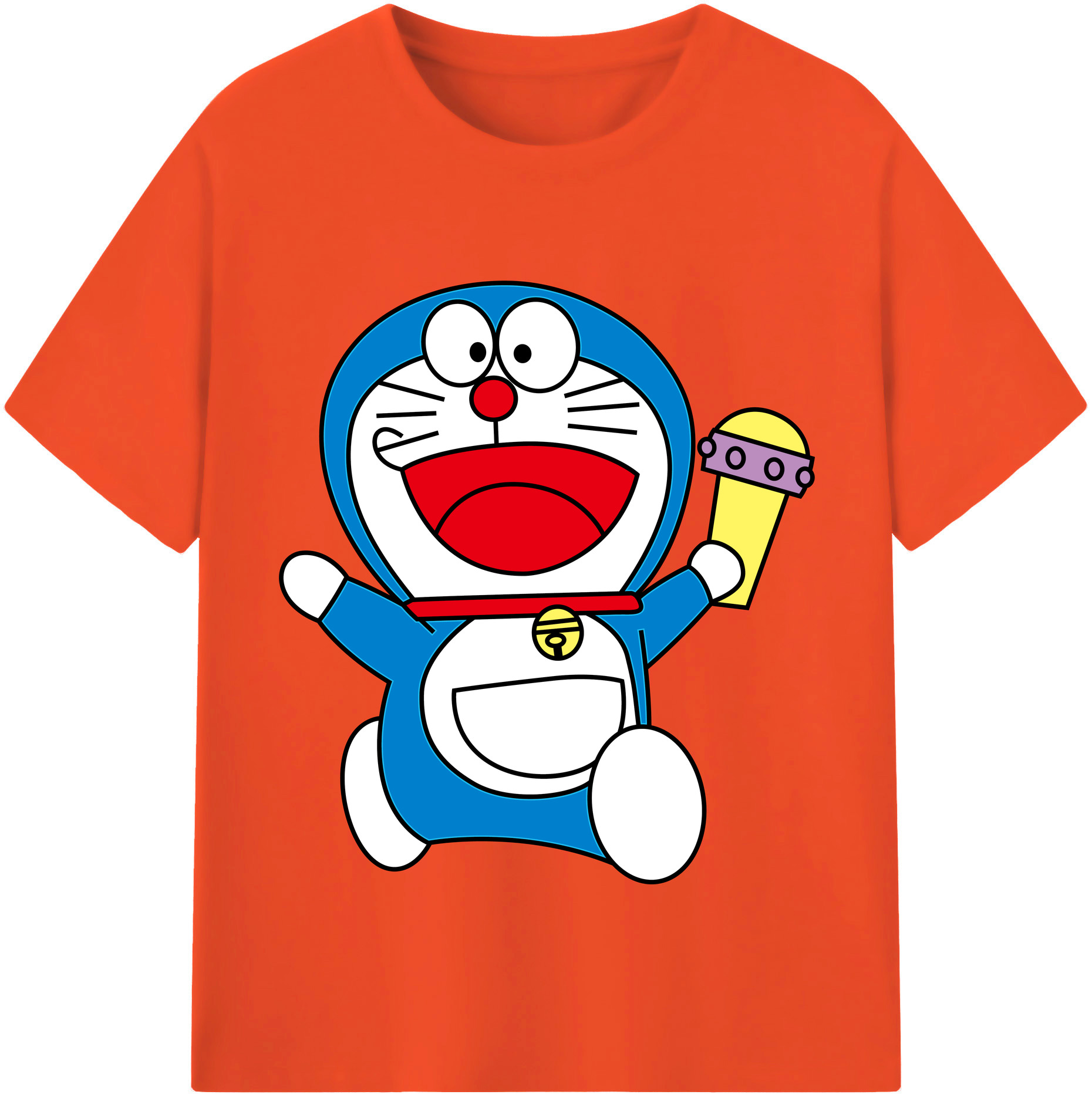 （画像用） ドラえもん Doraemon 綿100％半袖Tシャツ（フロントプリント）