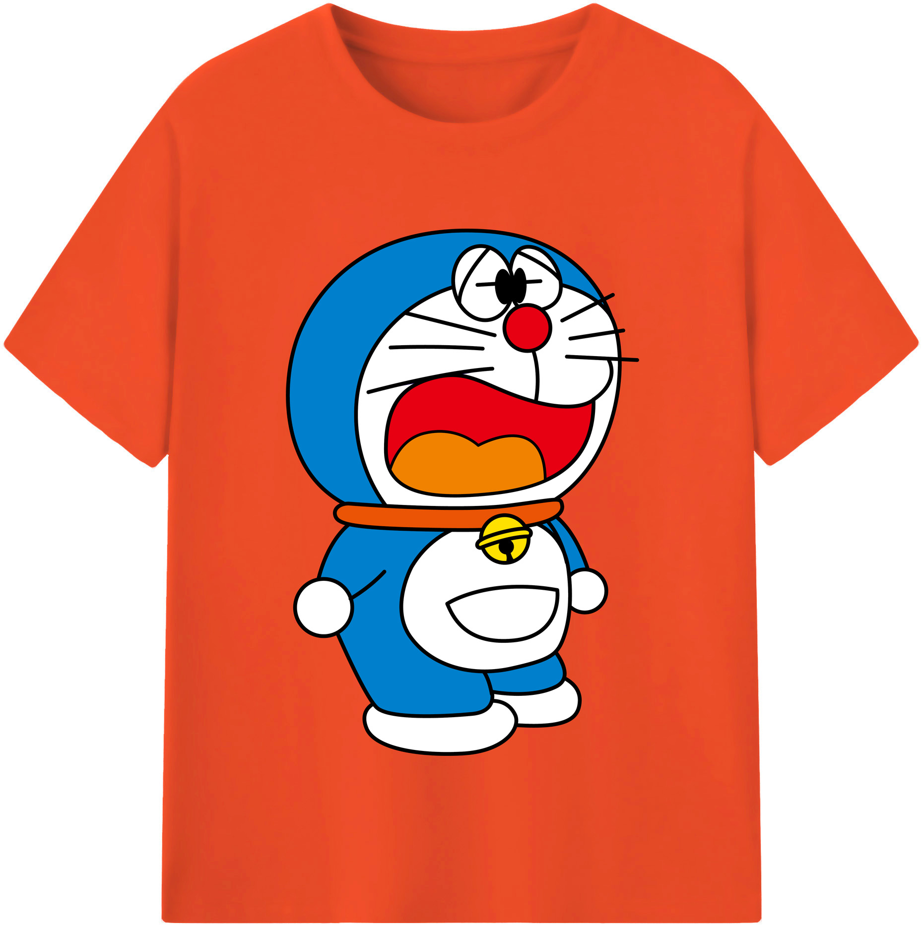 （画像用） ドラえもん Doraemon 綿100％半袖Tシャツ（フロントプリント）