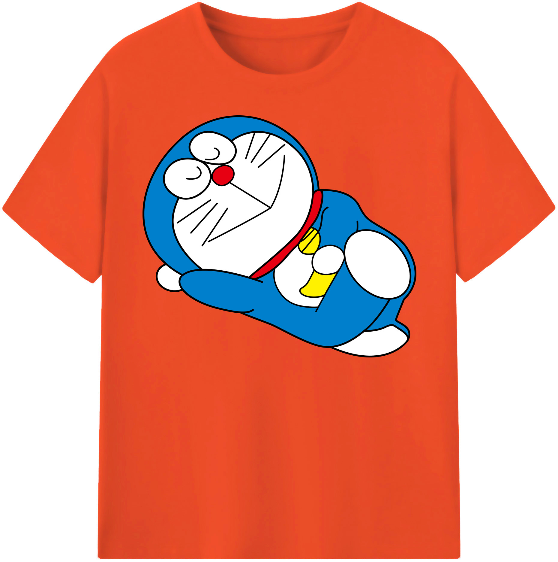 （画像用） ドラえもん Doraemon 綿100％半袖Tシャツ（フロントプリント）