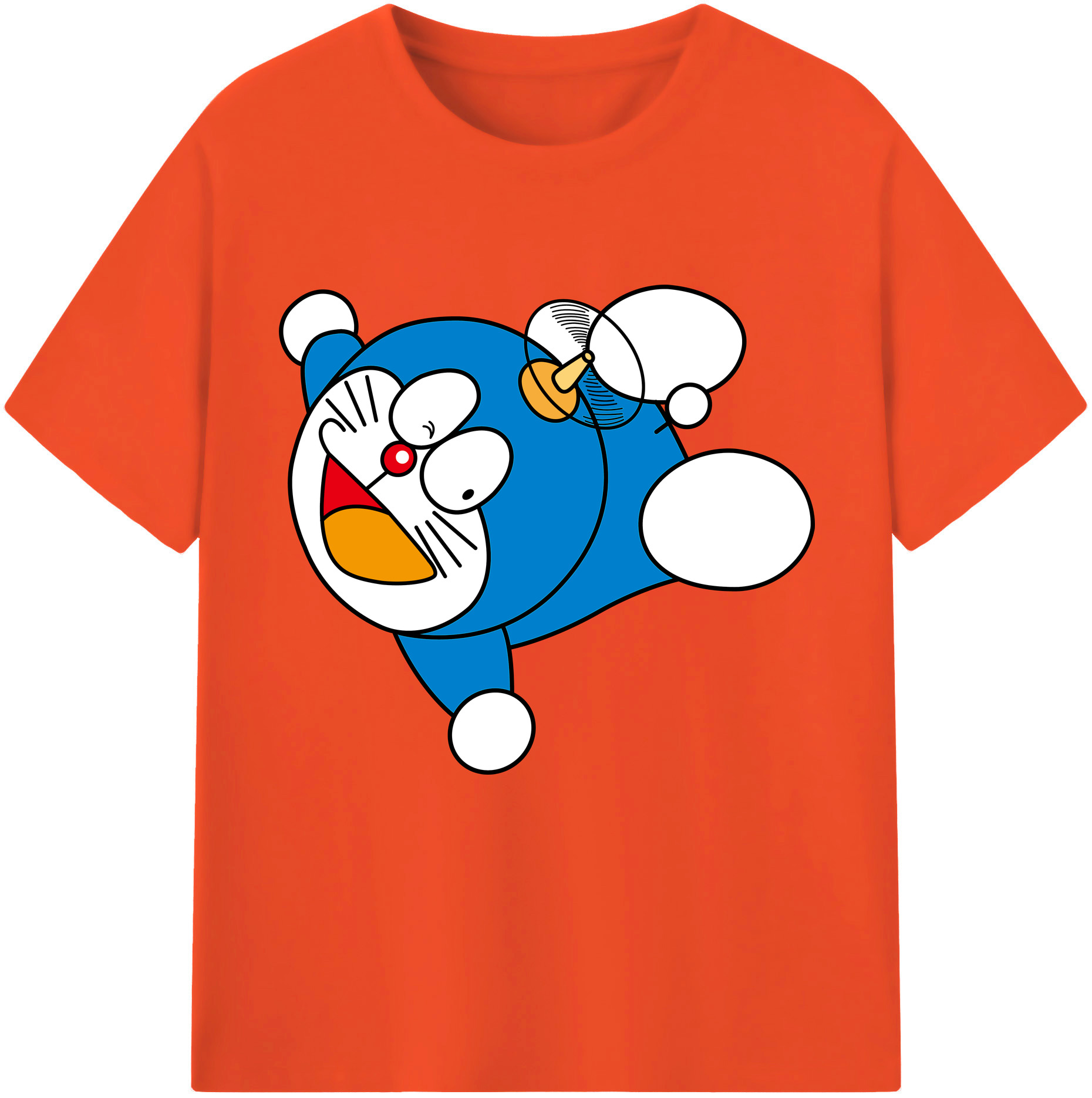 （画像用） ドラえもん Doraemon 綿100％半袖Tシャツ（フロントプリント）