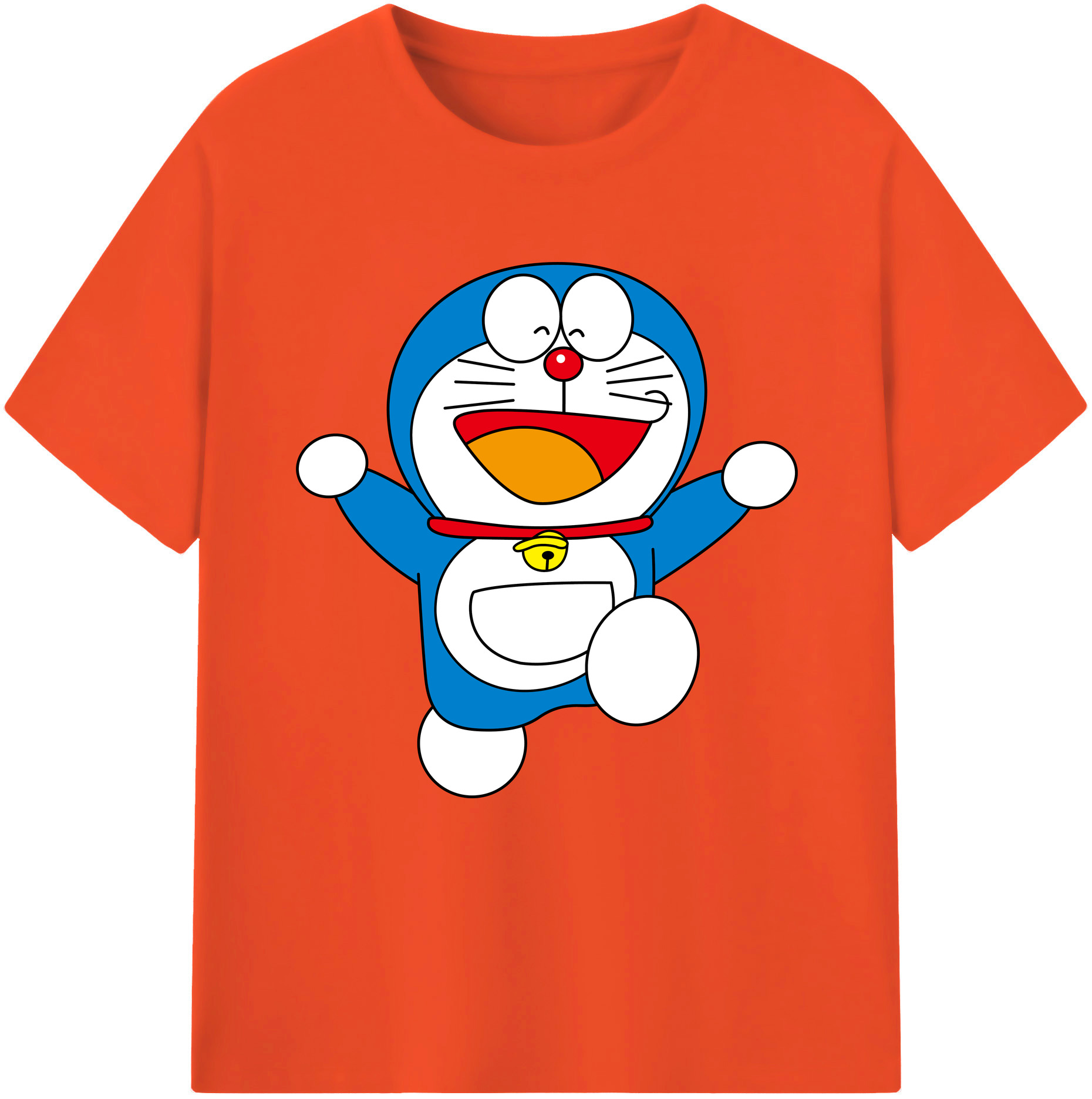 （画像用） ドラえもん Doraemon 綿100％半袖Tシャツ（フロントプリント）