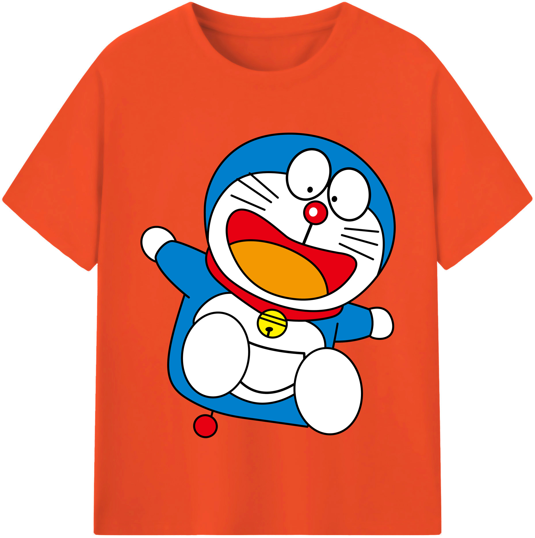 （画像用） ドラえもん Doraemon 綿100％半袖Tシャツ（フロントプリント）