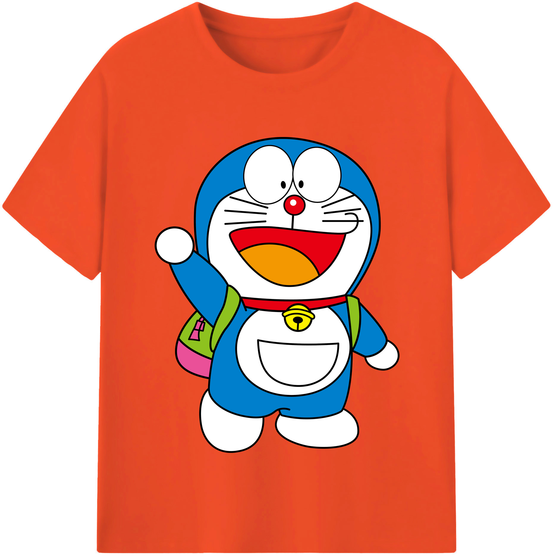 （画像用） ドラえもん Doraemon 綿100％半袖Tシャツ（フロントプリント）