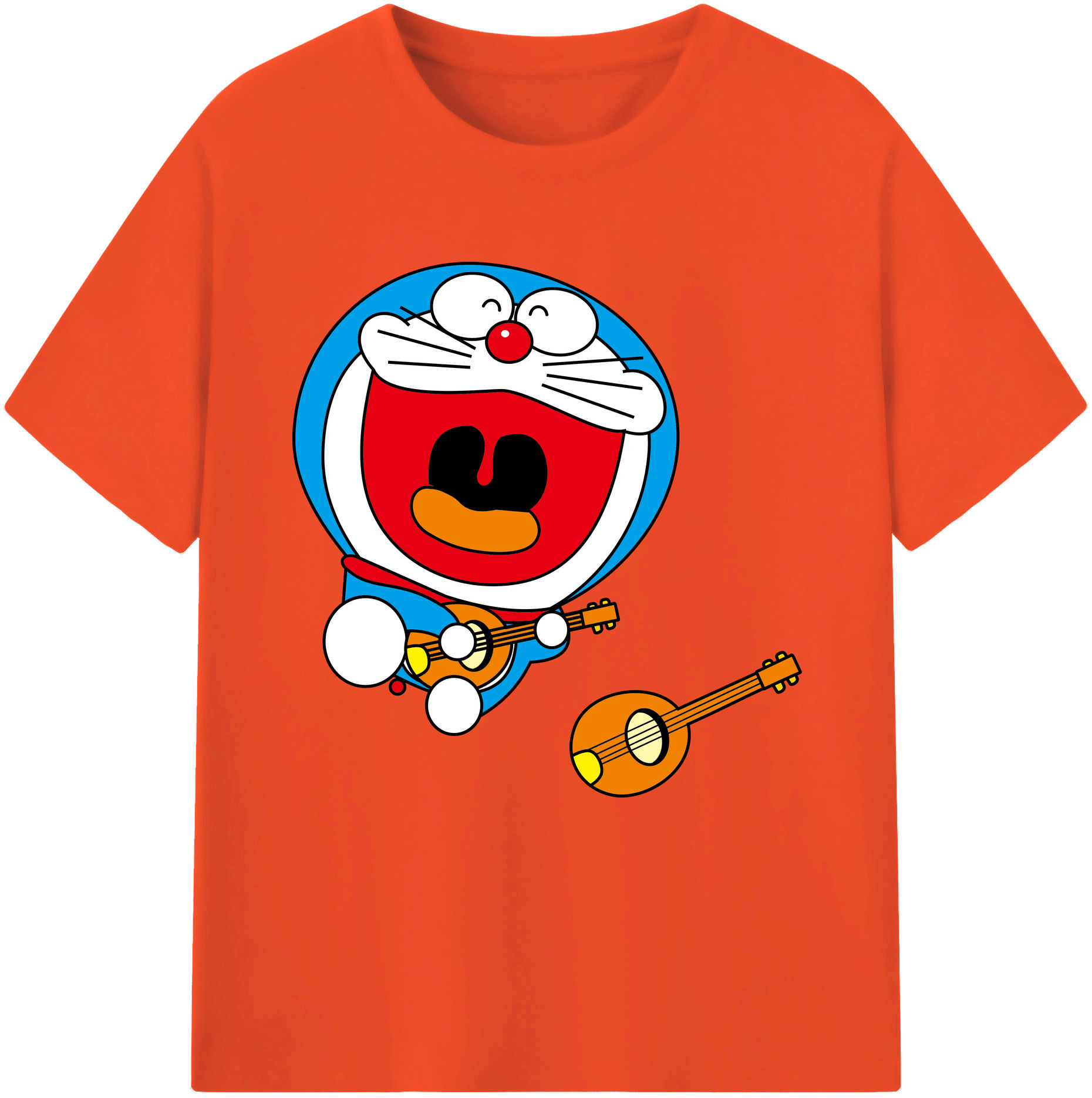（画像用） ドラえもん Doraemon 綿100％半袖Tシャツ（フロントプリント）