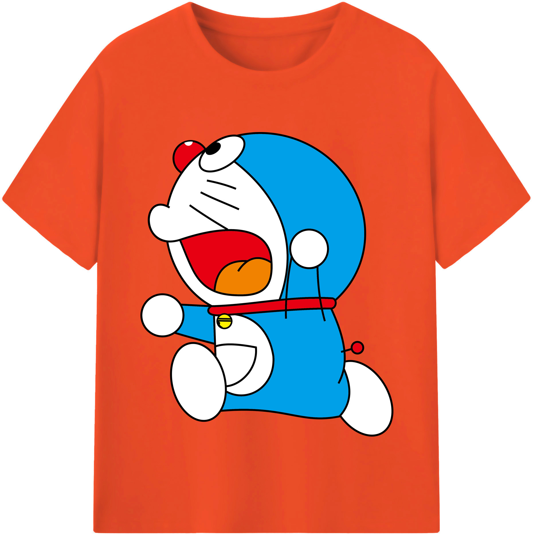 （画像用） ドラえもん Doraemon 綿100％半袖Tシャツ（フロントプリント）