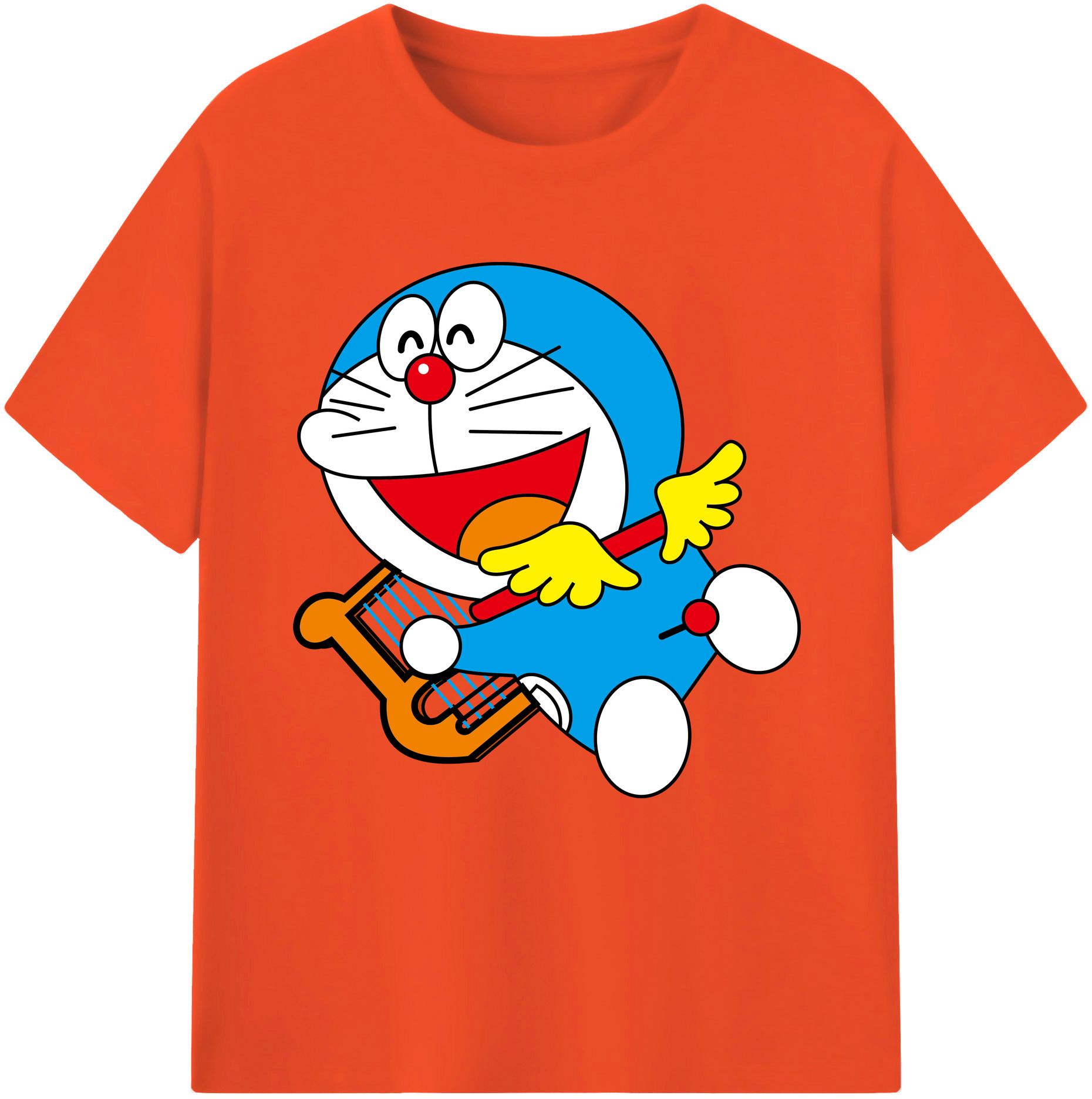 （画像用） ドラえもん Doraemon 綿100％半袖Tシャツ（フロントプリント）