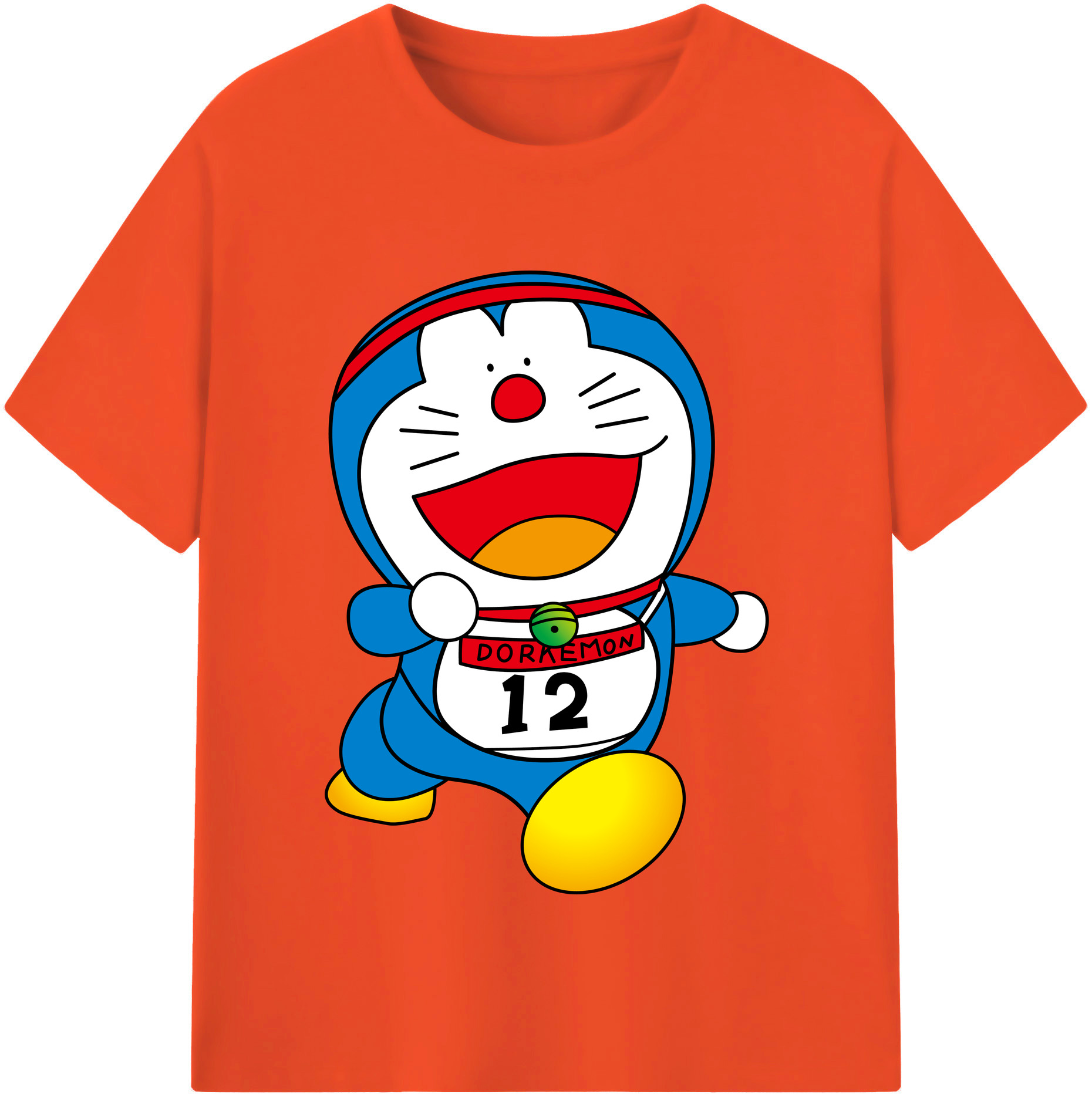 （画像用） ドラえもん Doraemon 綿100％半袖Tシャツ（フロントプリント）
