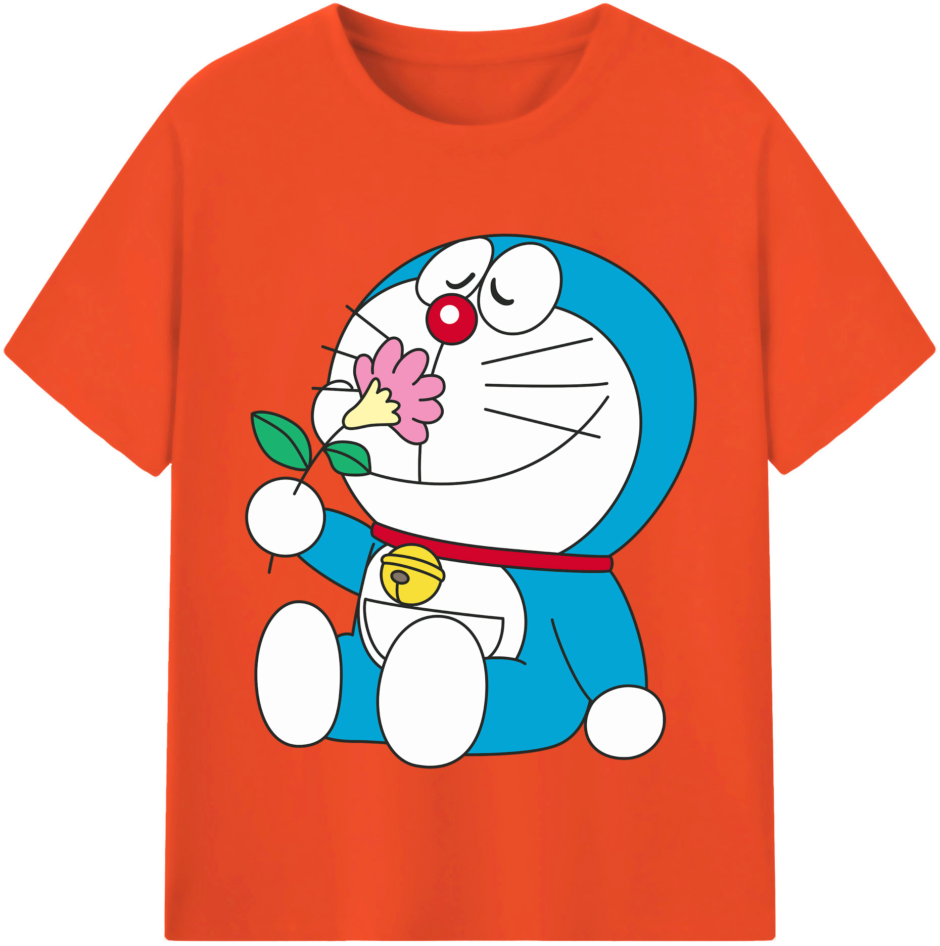 （画像用） ドラえもん Doraemon 綿100％半袖Tシャツ（フロントプリント）