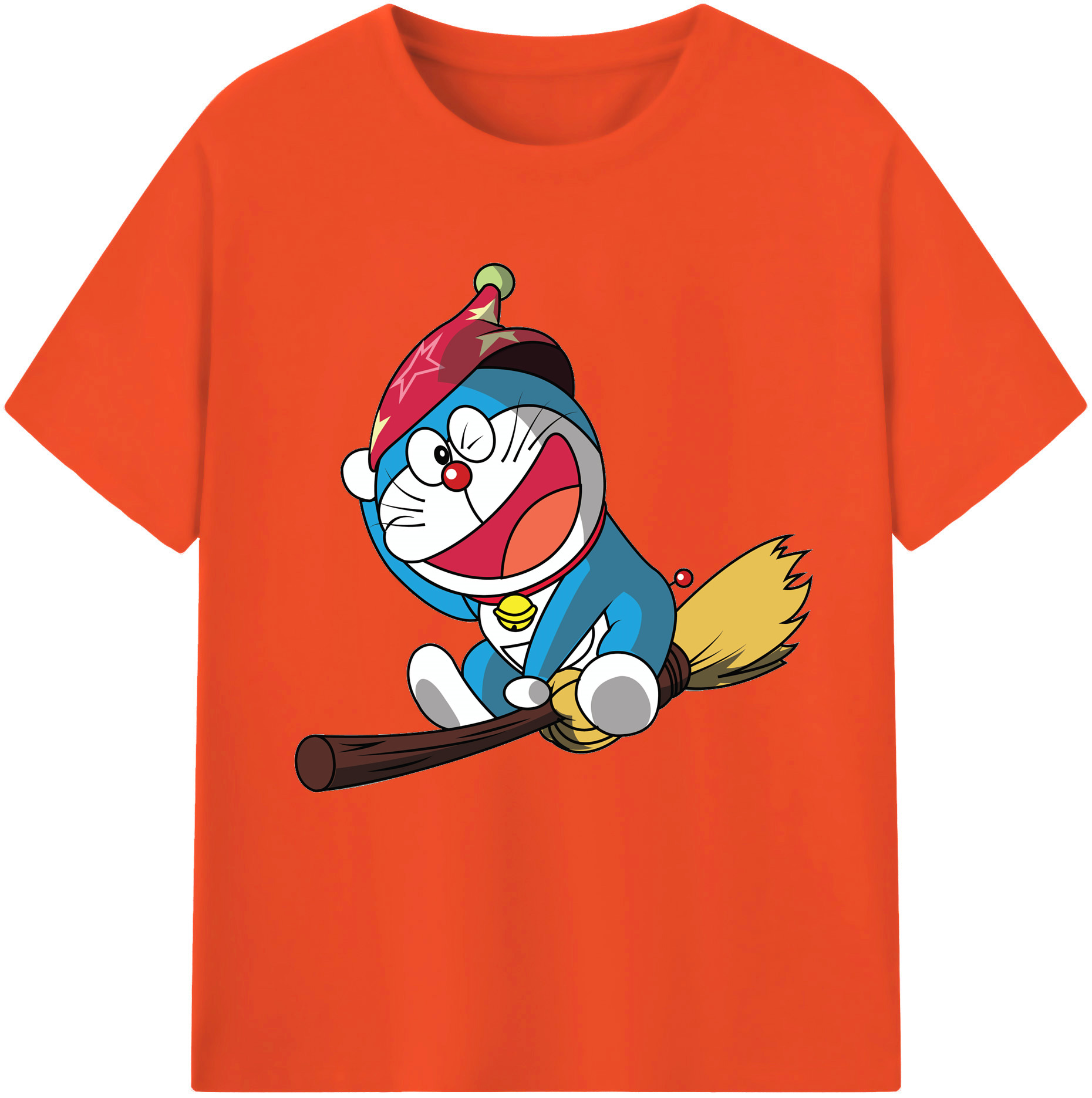 （画像用） ドラえもん Doraemon 綿100％半袖Tシャツ（フロントプリント）
