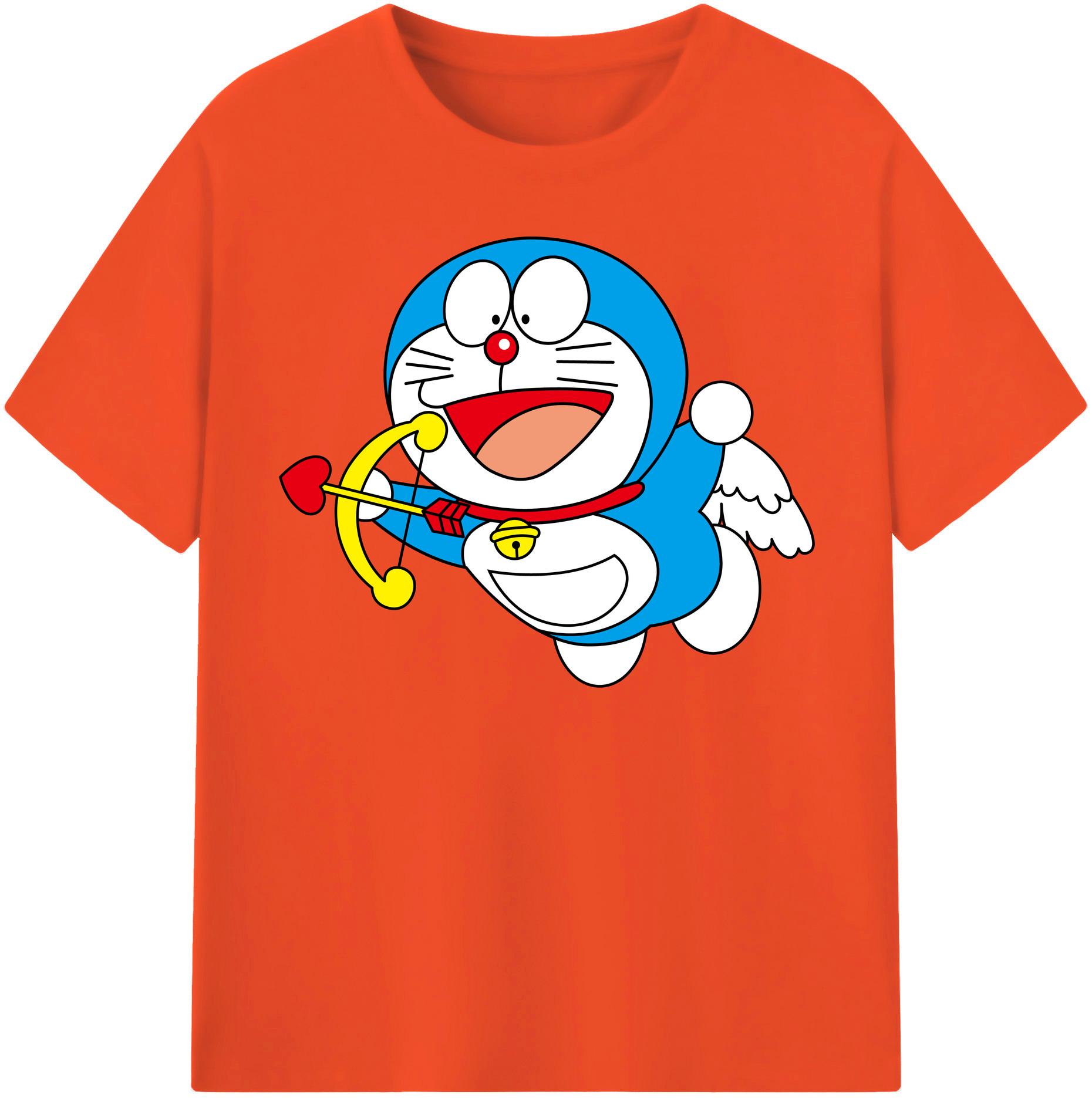 （画像用） ドラえもん Doraemon 綿100％半袖Tシャツ（フロントプリント）