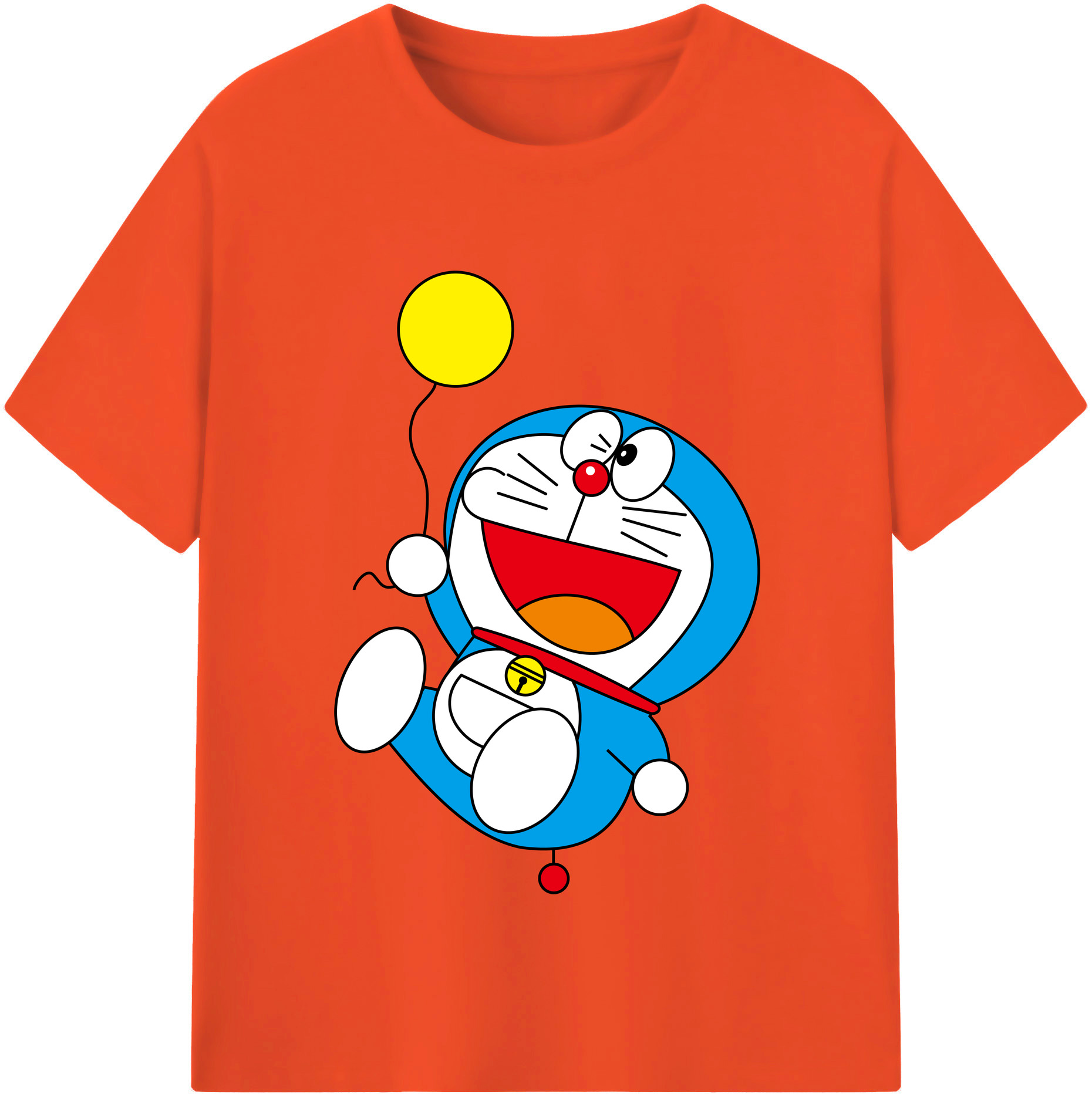 （画像用） ドラえもん Doraemon 綿100％半袖Tシャツ（フロントプリント）