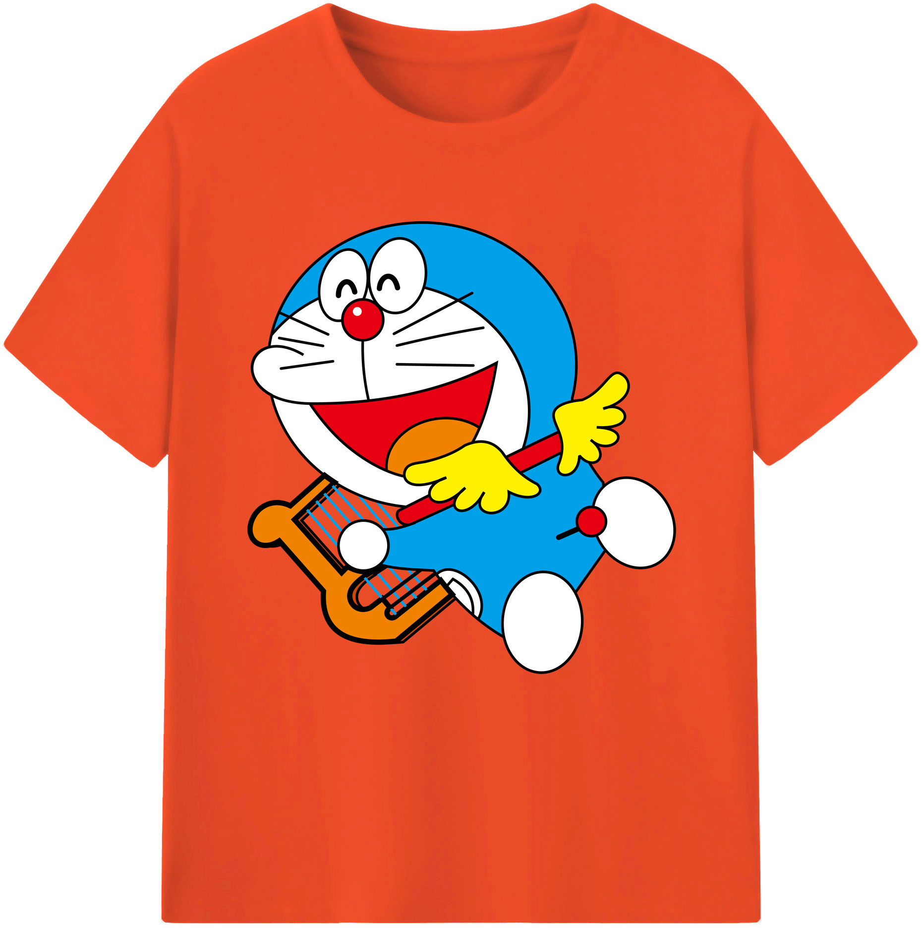 （画像用） ドラえもん Doraemon 綿100％半袖Tシャツ（フロントプリント）