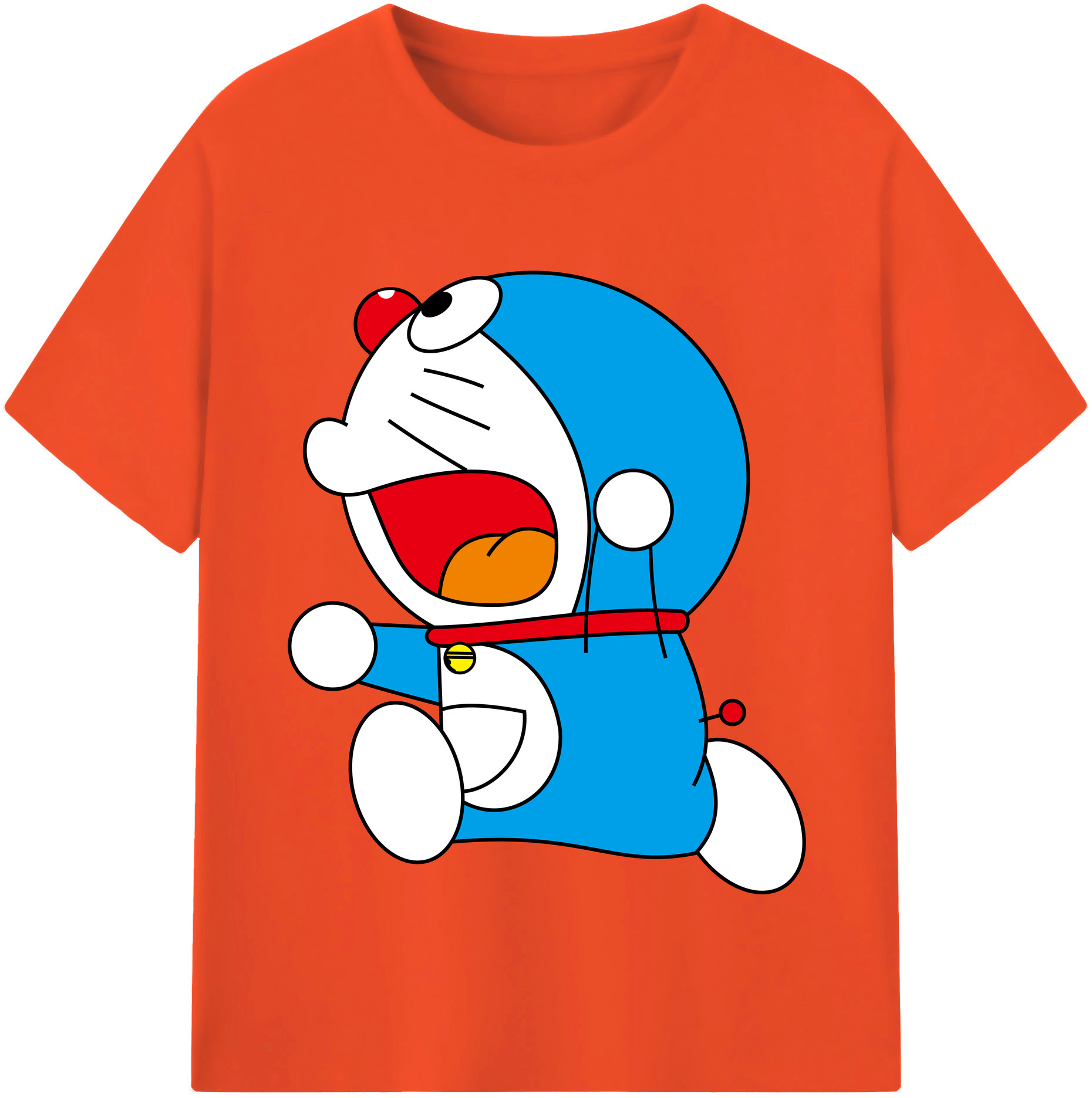 （画像用） ドラえもん Doraemon 綿100％半袖Tシャツ（フロントプリント）