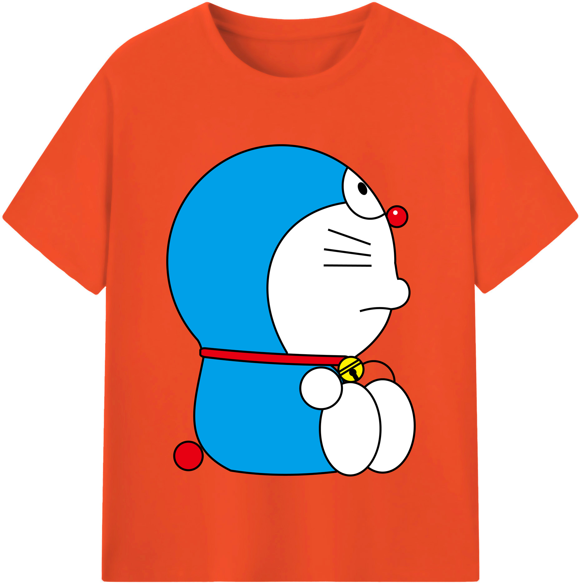 （画像用） ドラえもん Doraemon 綿100％半袖Tシャツ（フロントプリント）