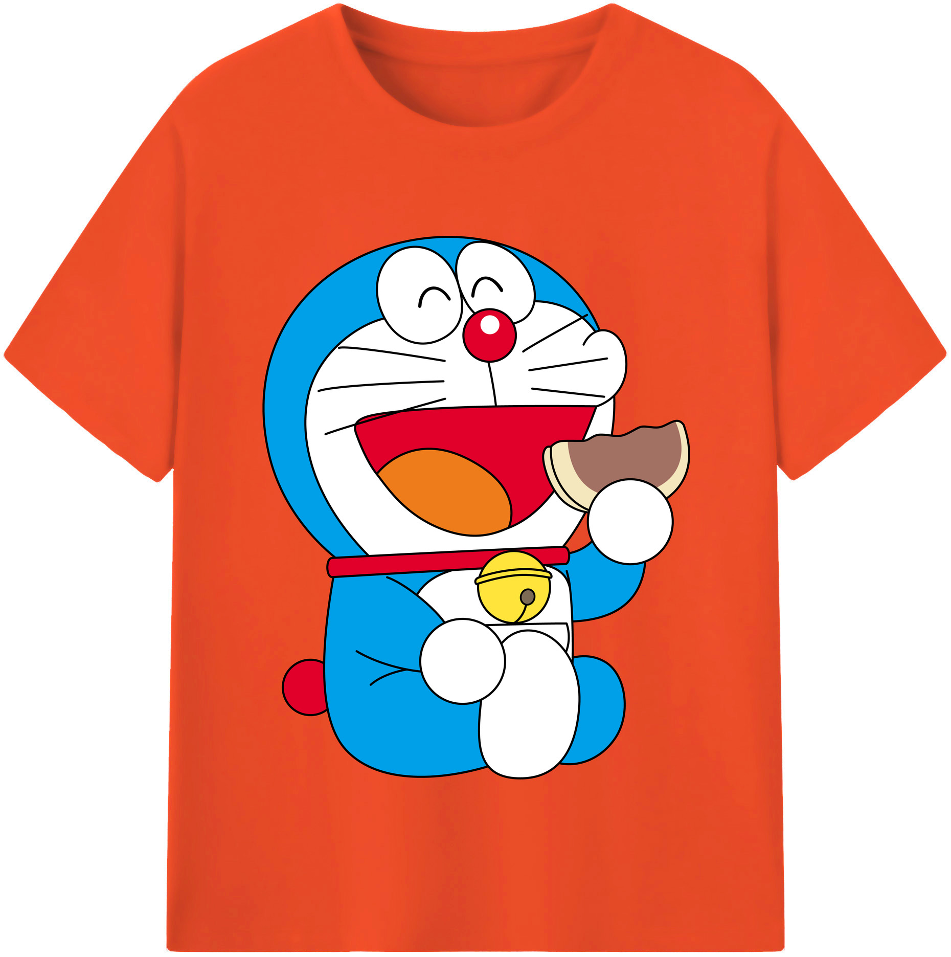 （画像用） ドラえもん Doraemon 綿100％半袖Tシャツ（フロントプリント）
