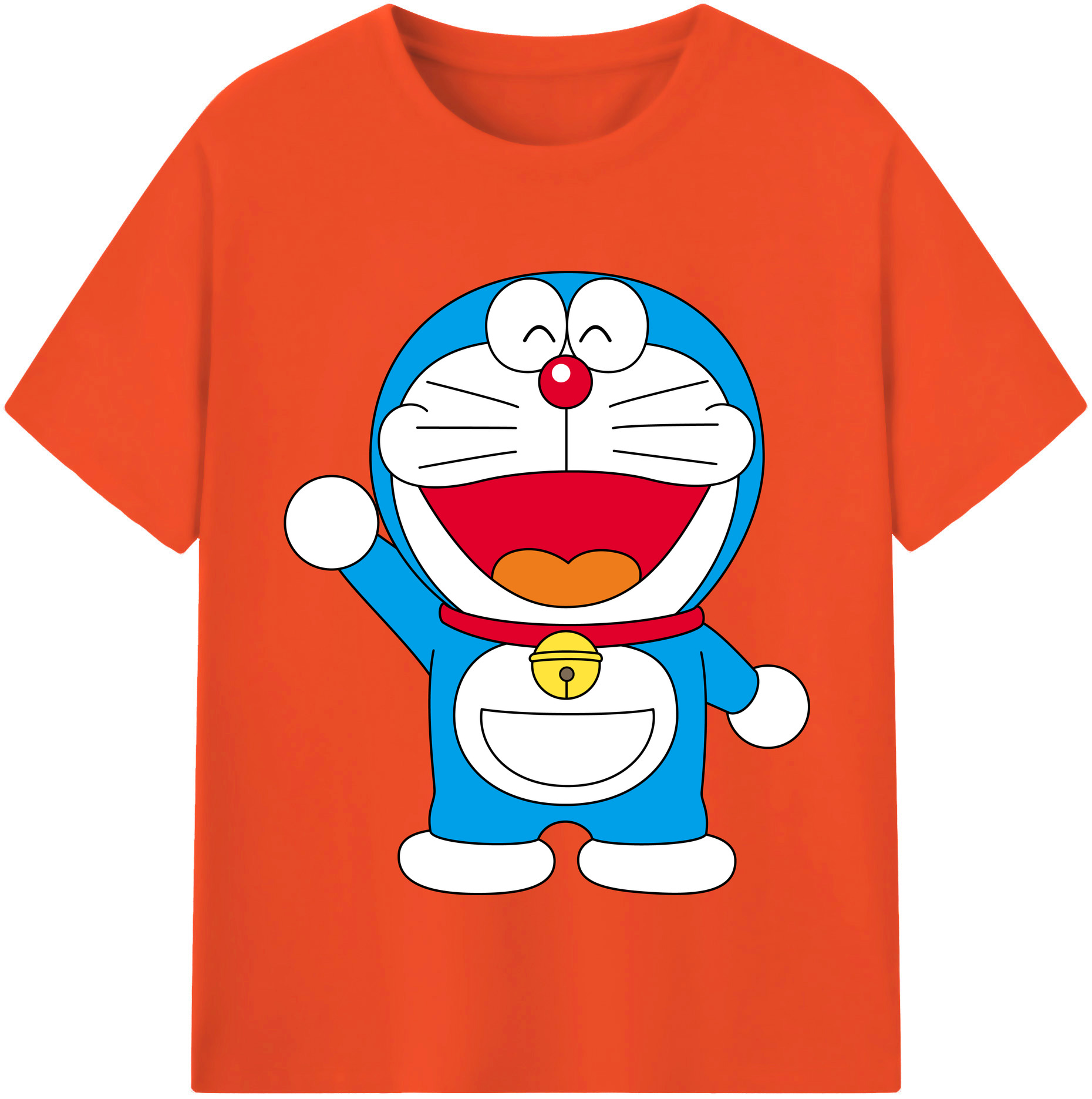 （画像用） ドラえもん Doraemon 綿100％半袖Tシャツ（フロントプリント）