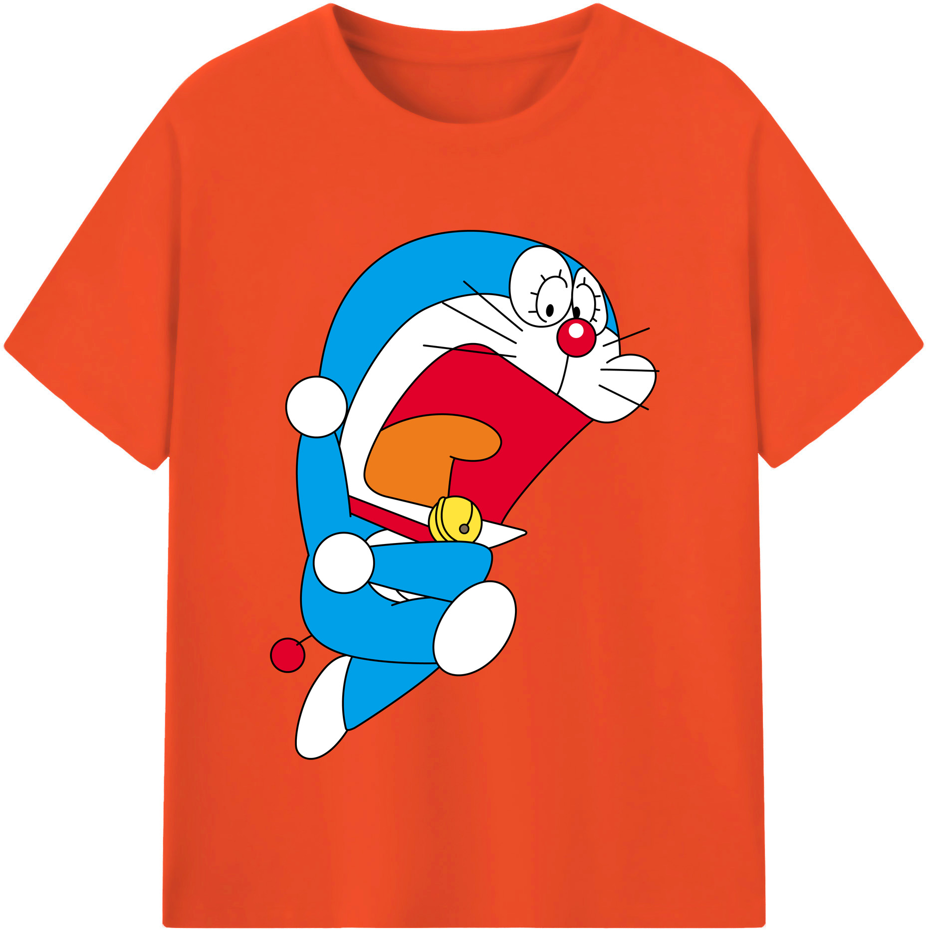（画像用） ドラえもん Doraemon 綿100％半袖Tシャツ（フロントプリント）