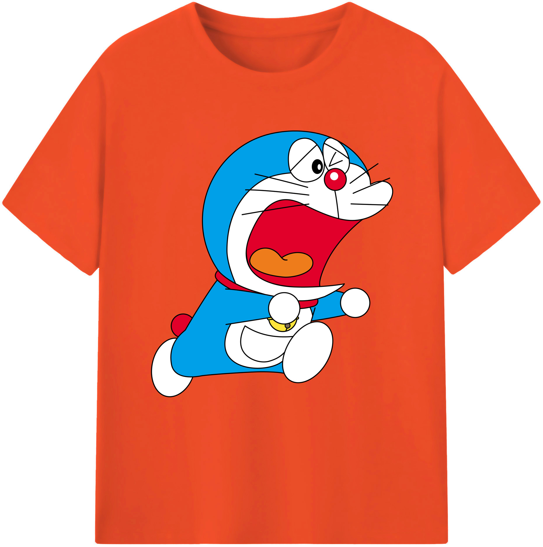 （画像用） ドラえもん Doraemon 綿100％半袖Tシャツ（フロントプリント）