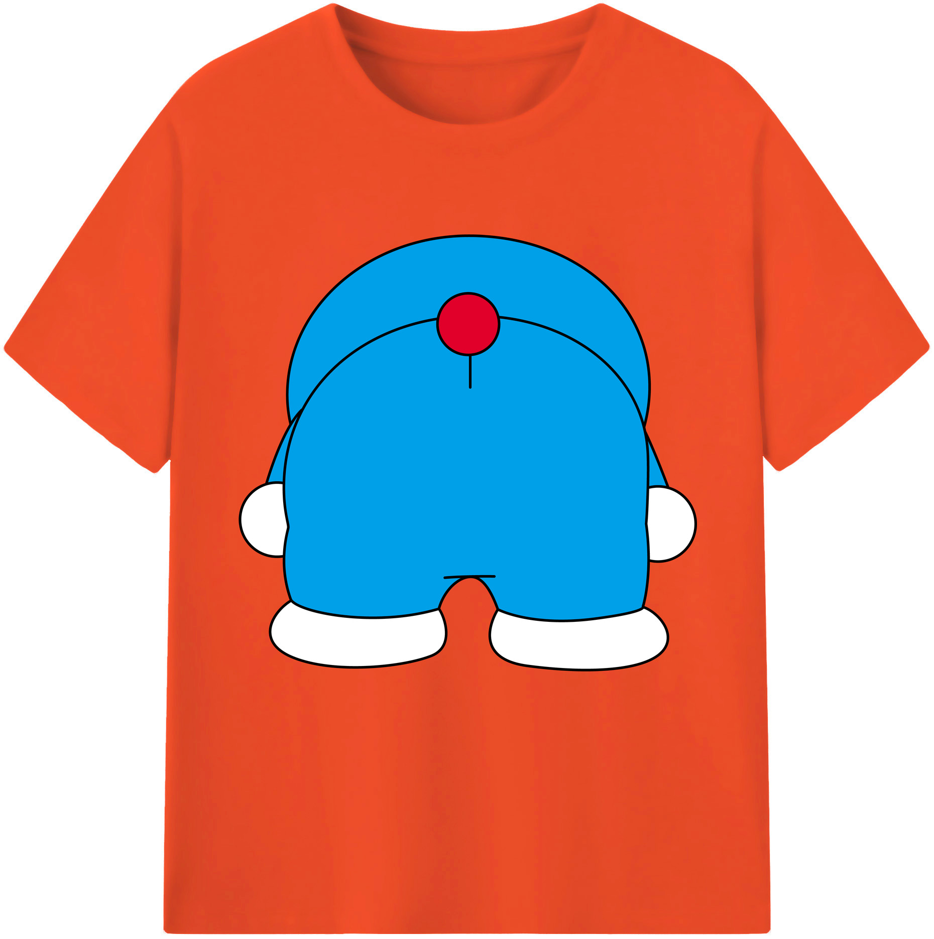 （画像用） ドラえもん Doraemon 綿100％半袖Tシャツ（フロントプリント）