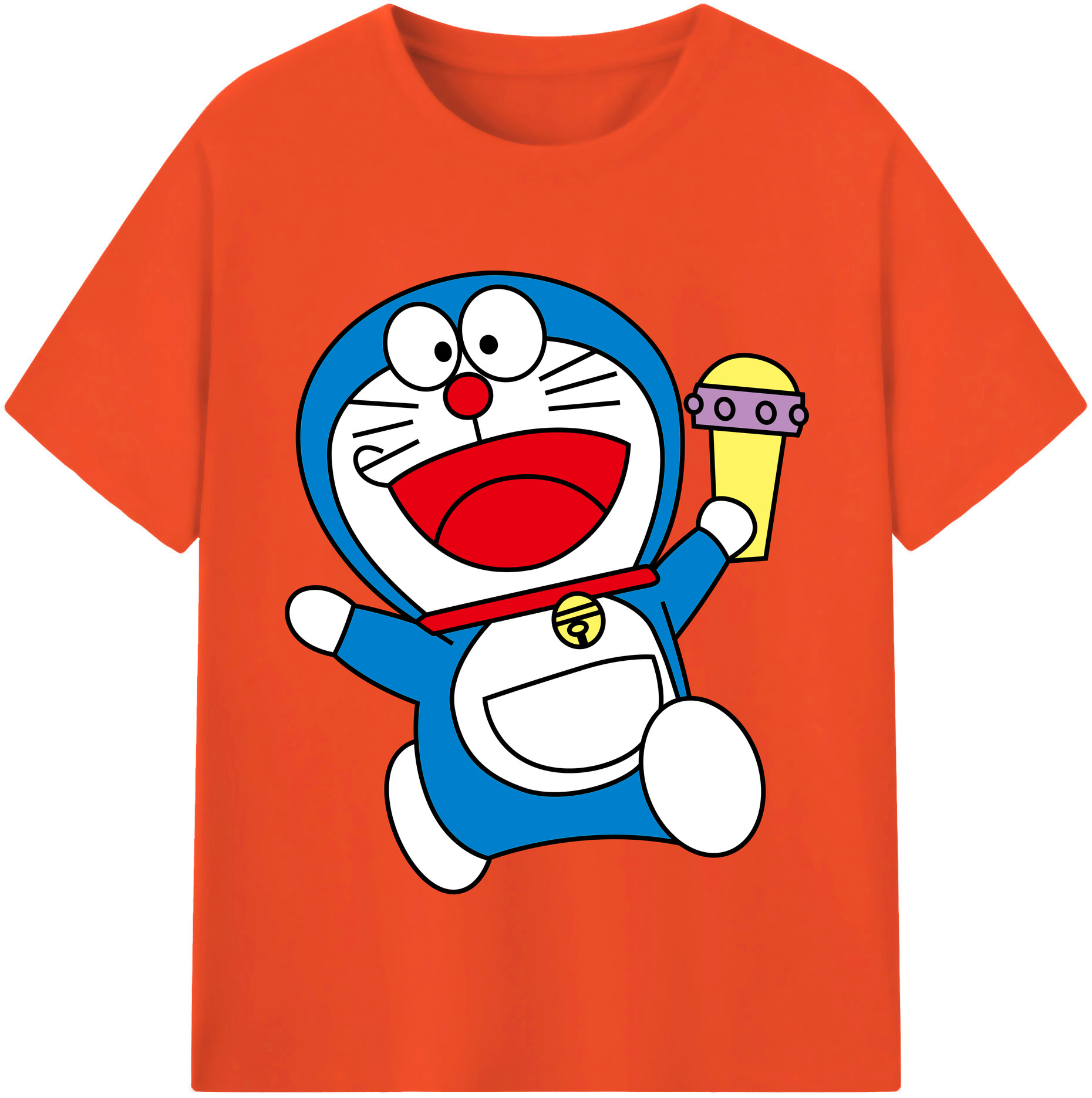 （画像用） ドラえもん Doraemon 綿100％半袖Tシャツ（フロントプリント）