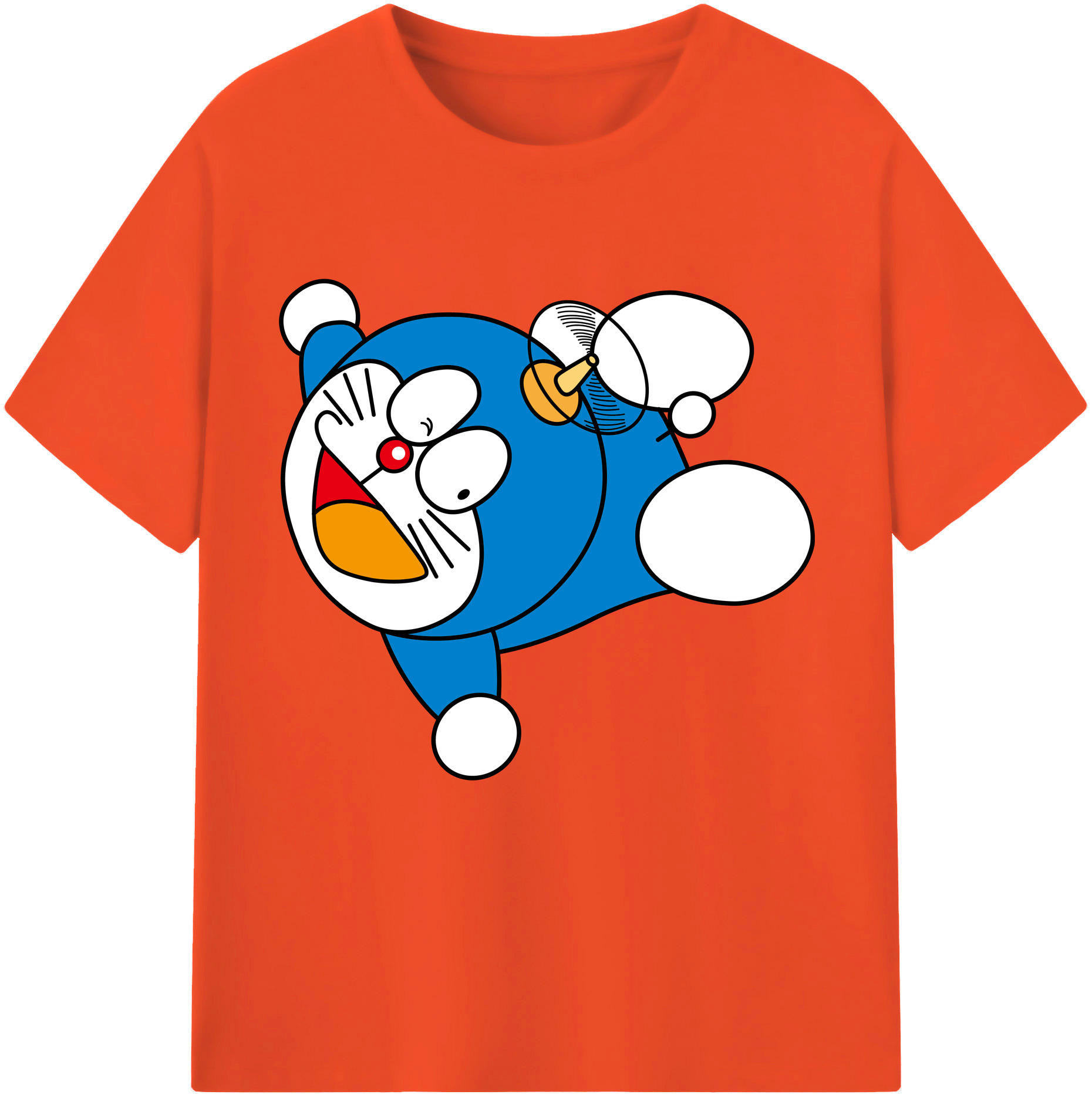 （画像用） ドラえもん Doraemon 綿100％半袖Tシャツ（フロントプリント）