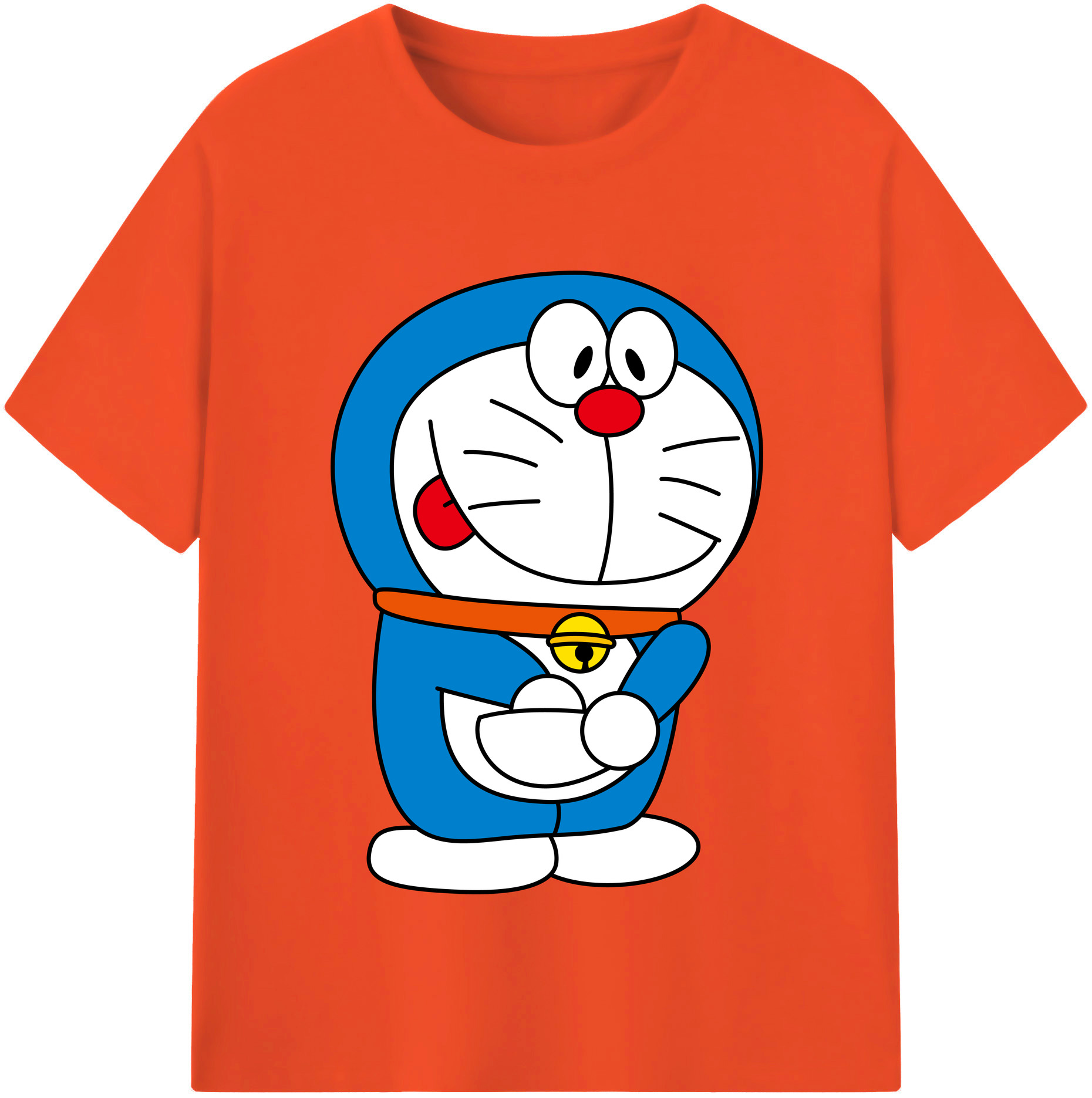 （画像用） ドラえもん Doraemon 綿100％半袖Tシャツ（フロントプリント）