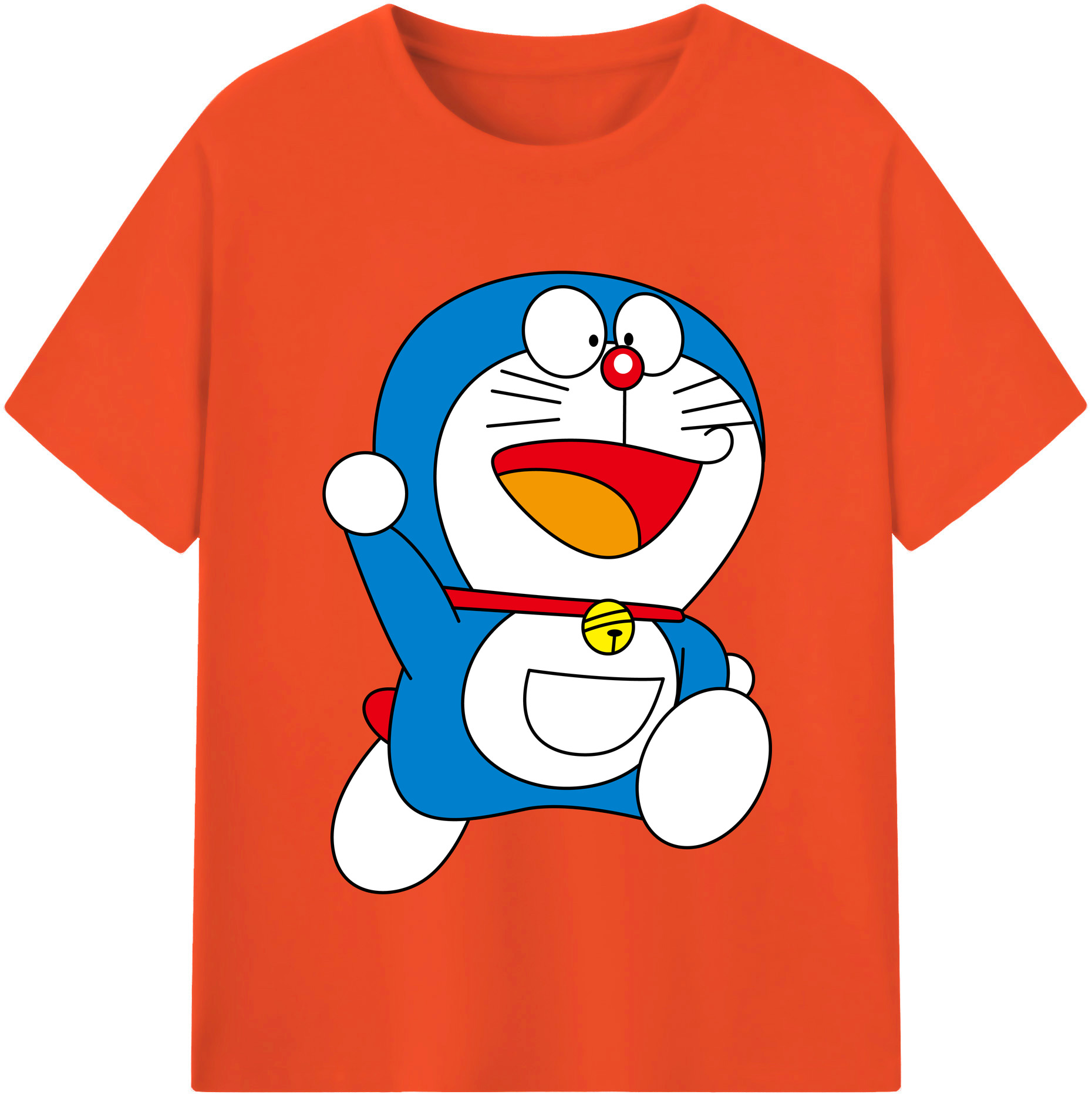 （画像用） ドラえもん Doraemon 綿100％半袖Tシャツ（フロントプリント）