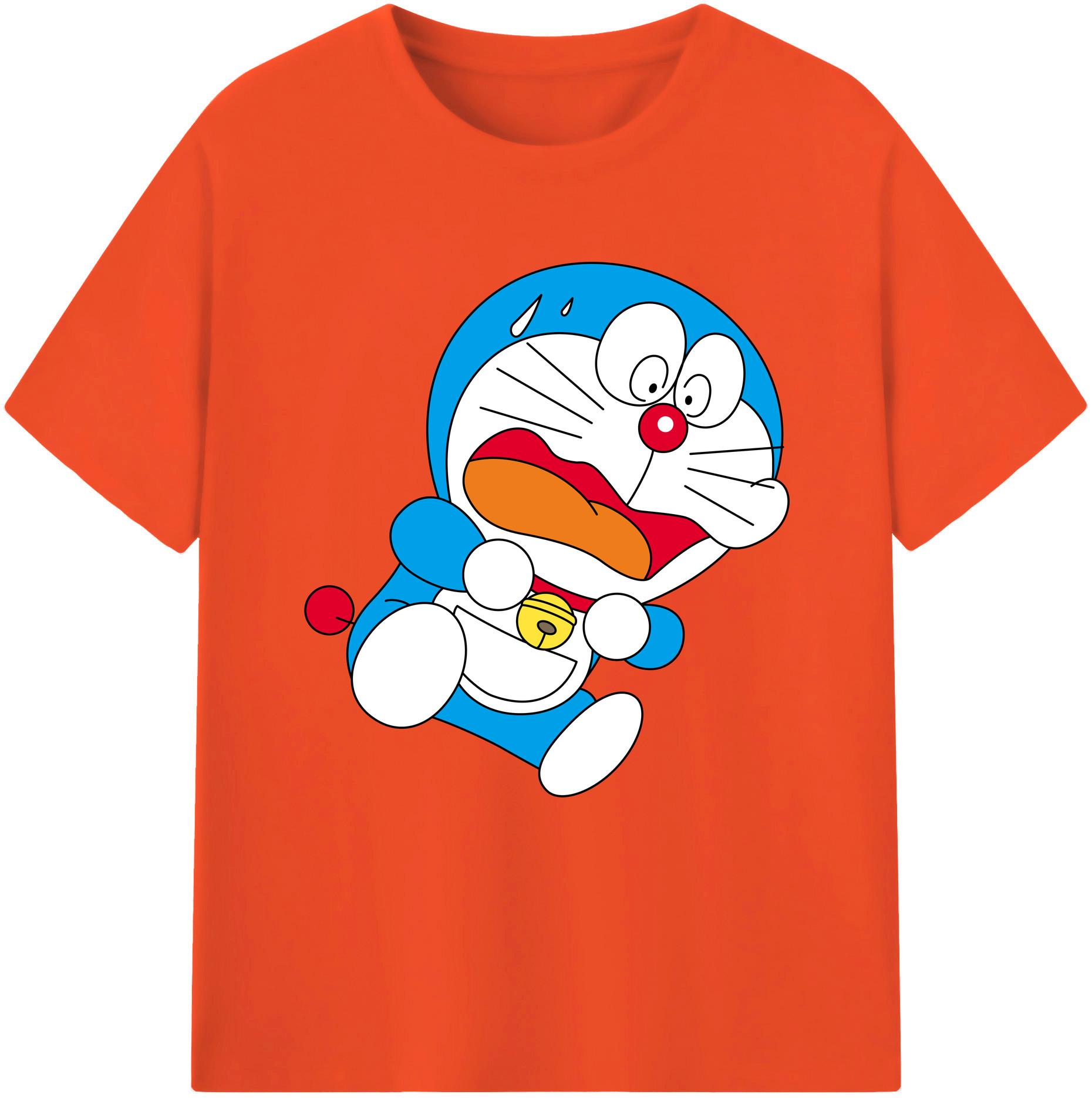 （画像用） ドラえもん Doraemon 綿100％半袖Tシャツ（フロントプリント）