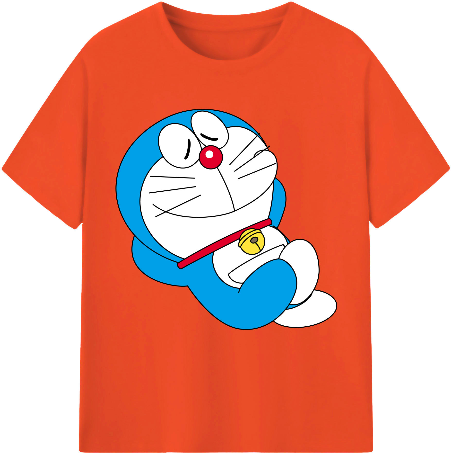 （画像用） ドラえもん Doraemon 綿100％半袖Tシャツ（フロントプリント）