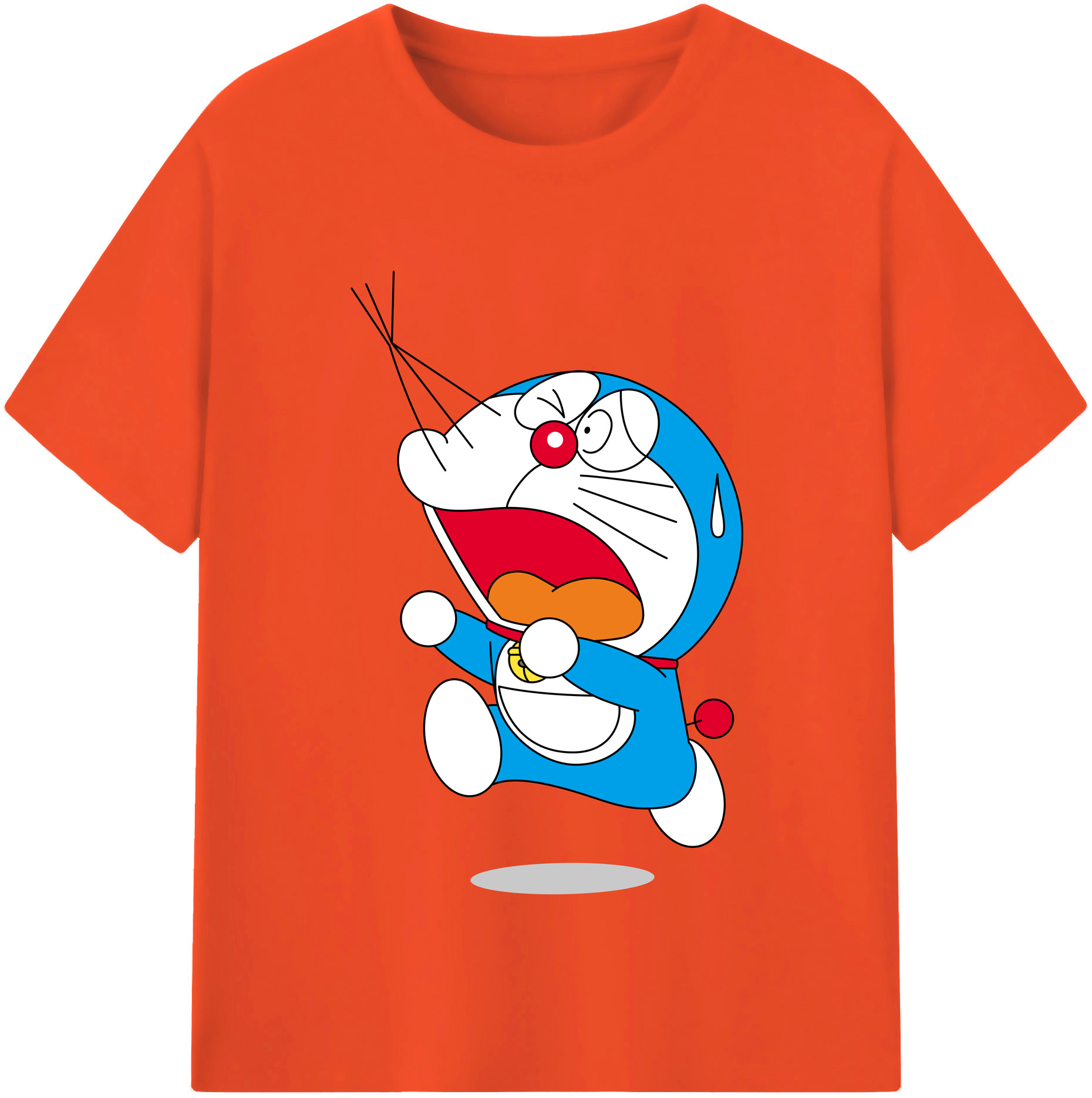 （画像用） ドラえもん Doraemon 綿100％半袖Tシャツ（フロントプリント）