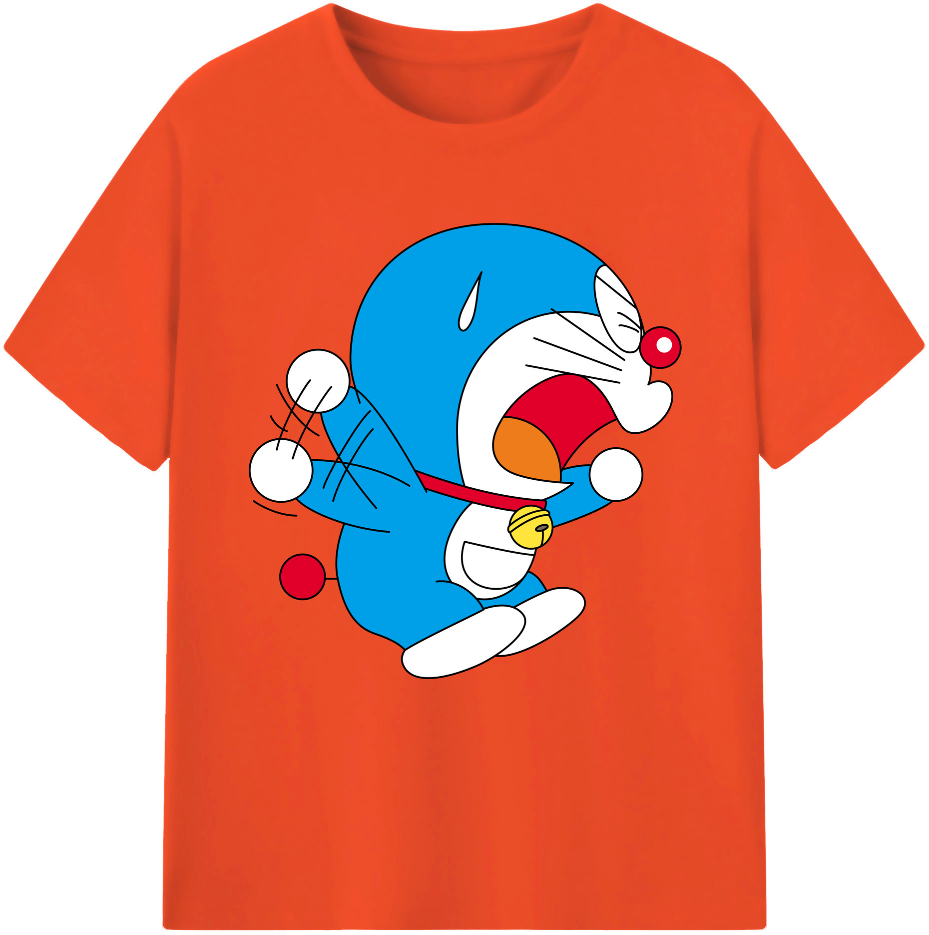 （画像用） ドラえもん Doraemon 綿100％半袖Tシャツ（フロントプリント）