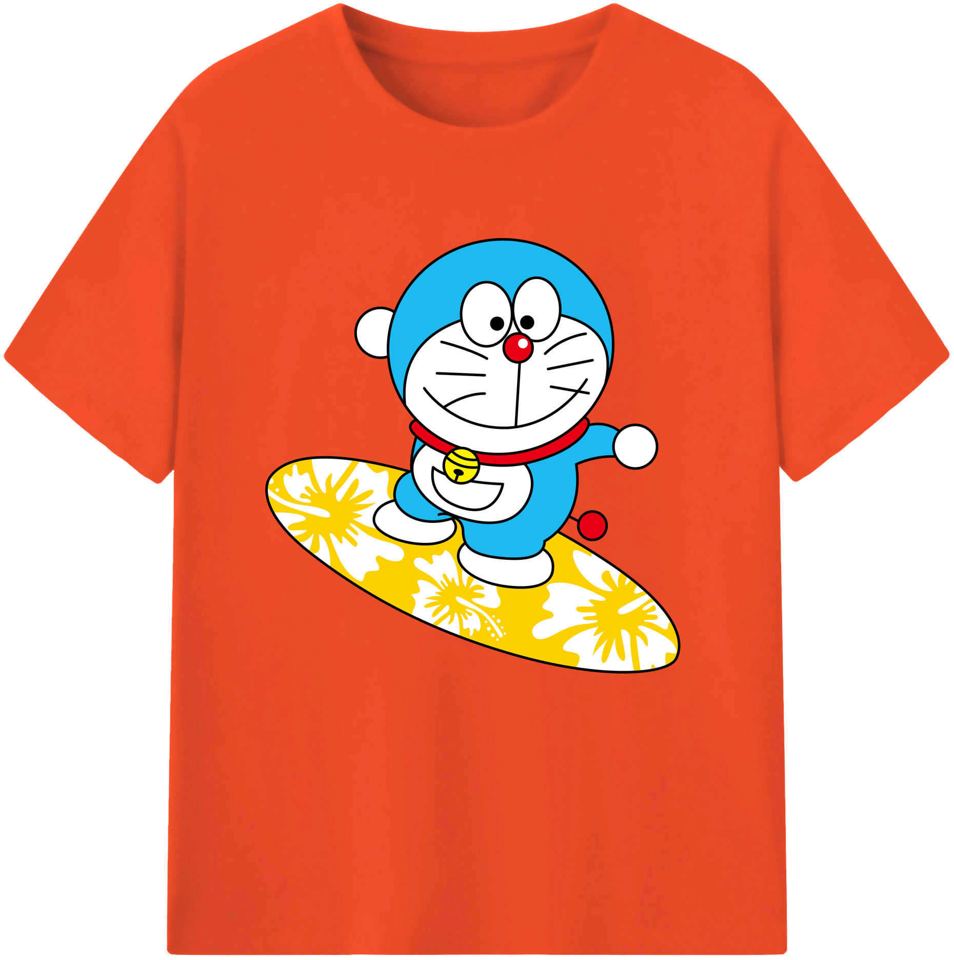 （画像用） ドラえもん Doraemon 綿100％半袖Tシャツ（フロントプリント）