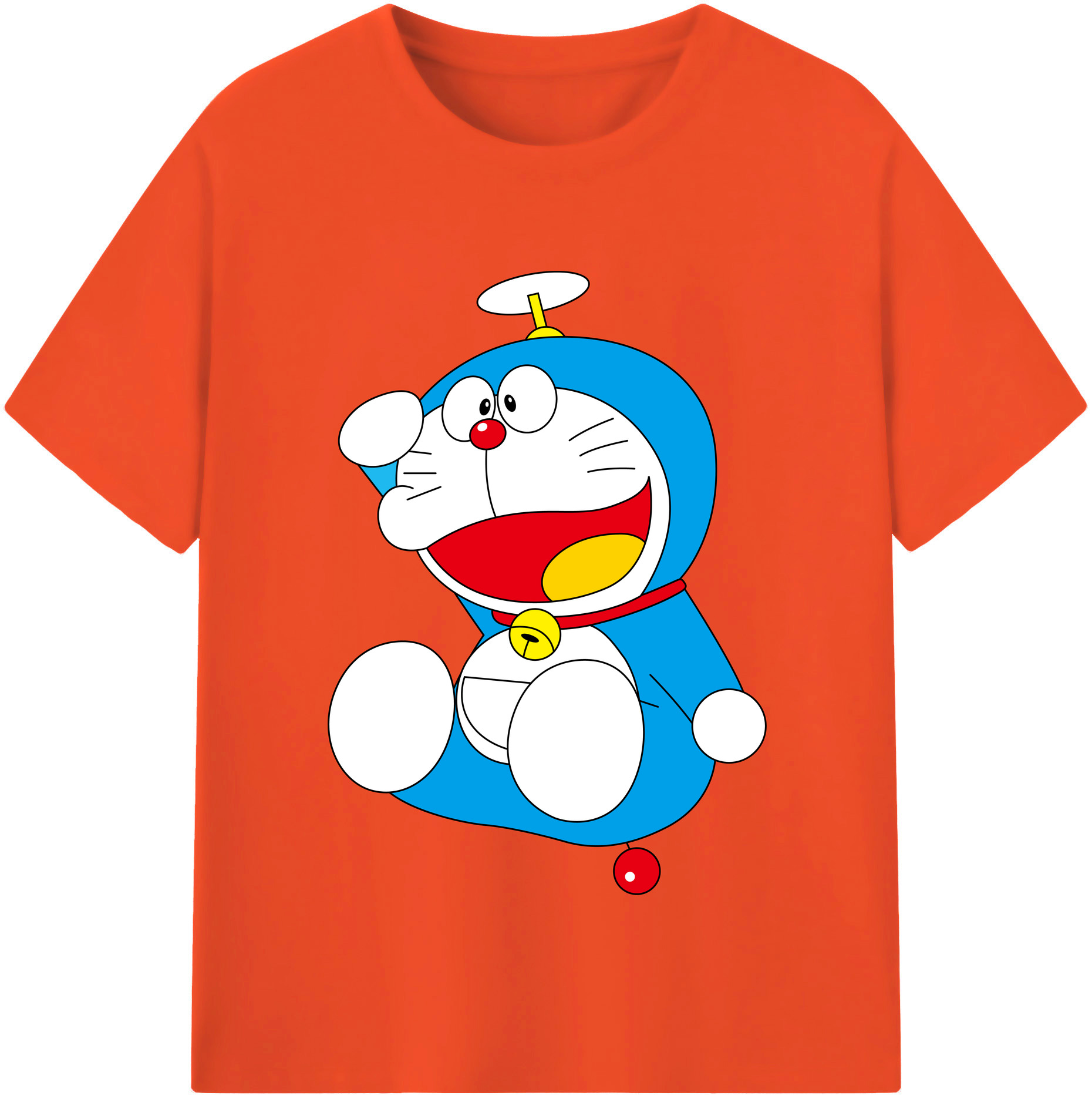 （画像用） ドラえもん Doraemon 綿100％半袖Tシャツ（フロントプリント）