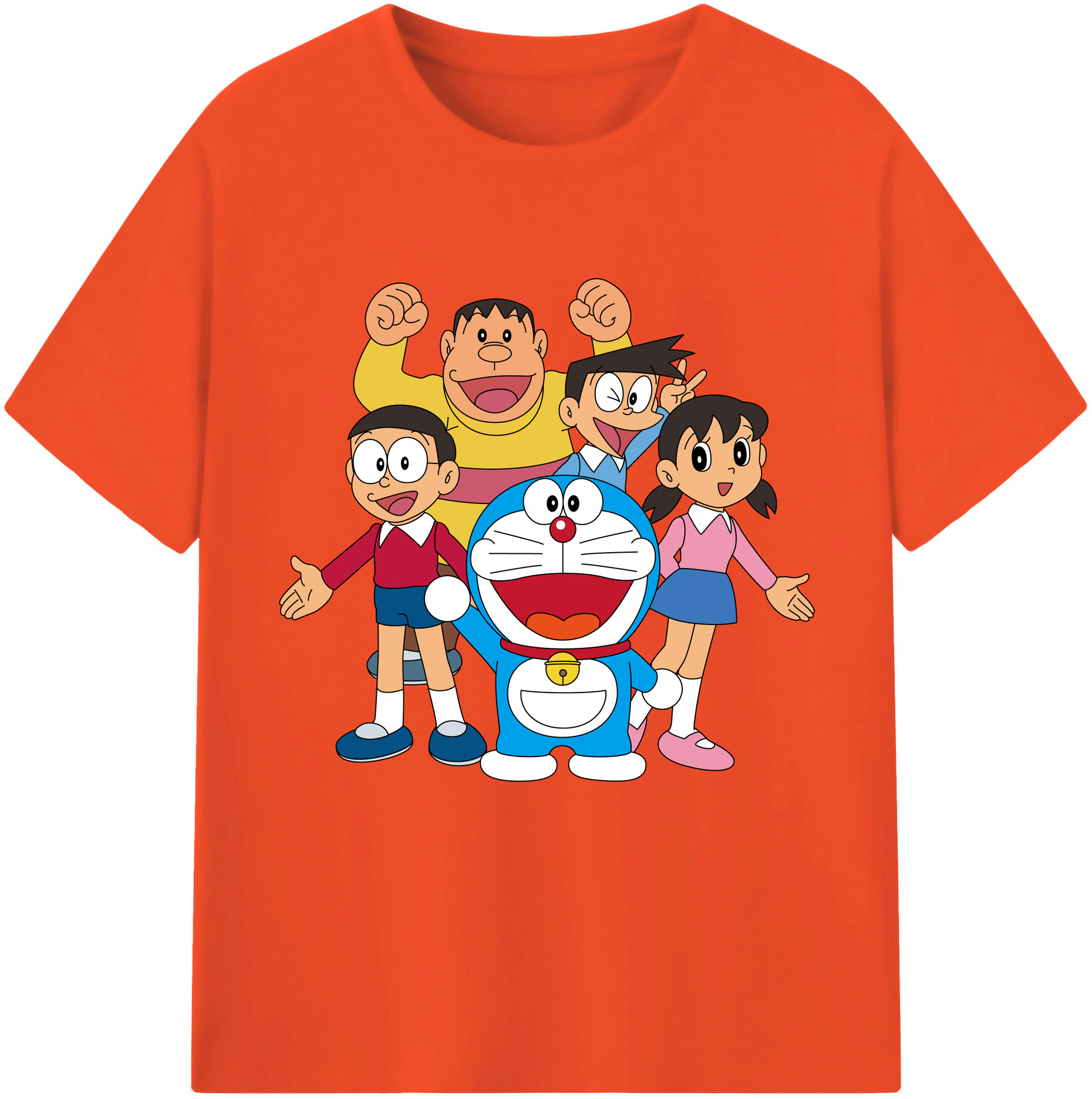 （画像用） ドラえもん 骨川 スネ夫 Doraemon Honekawa Suneo 綿100％半袖Tシャツ（フロントプリント）