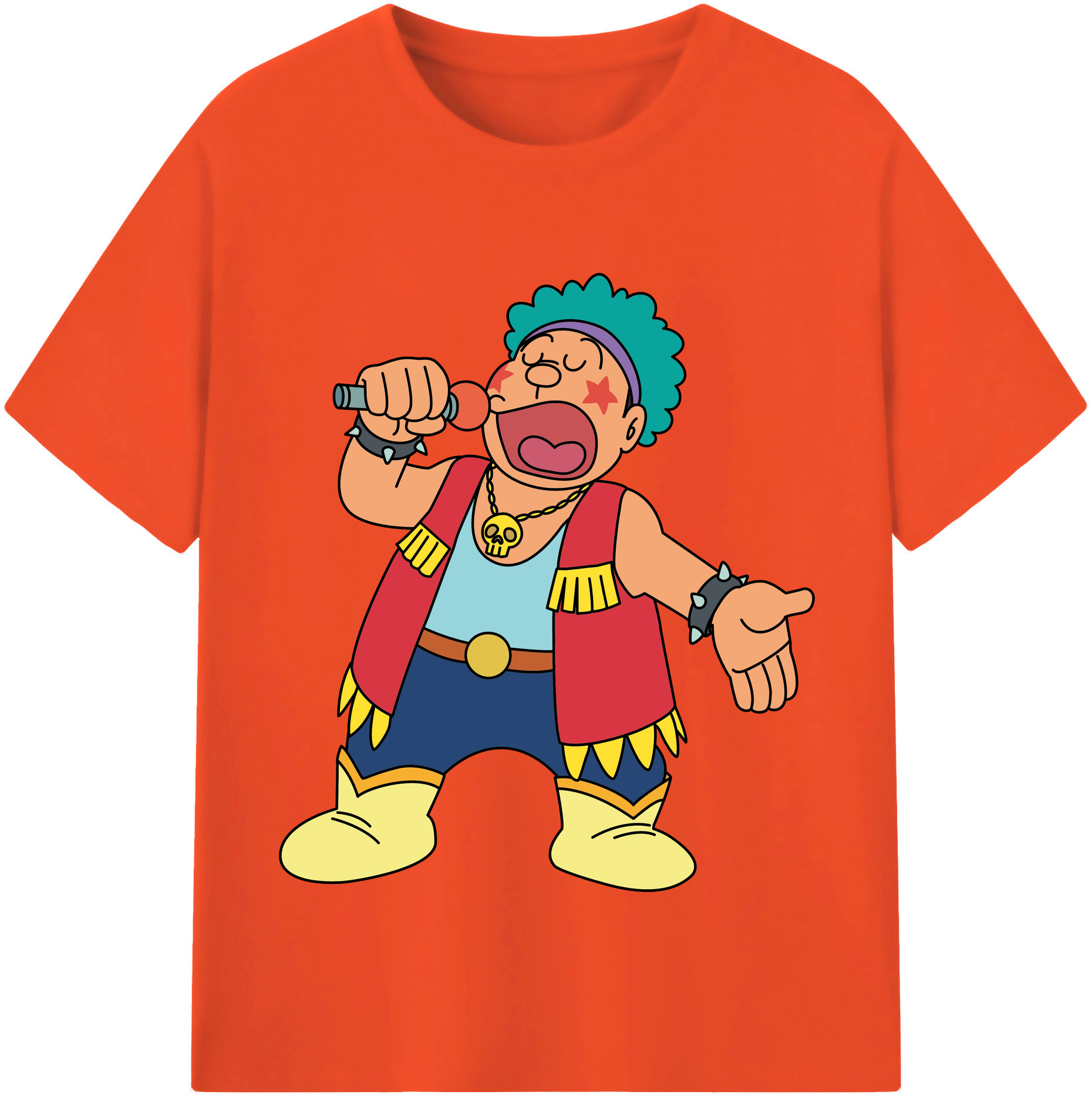 （画像用） ドラえもん 剛田武 Doraemon Gouta Takeshi 綿100％半袖Tシャツ（フロントプリント）