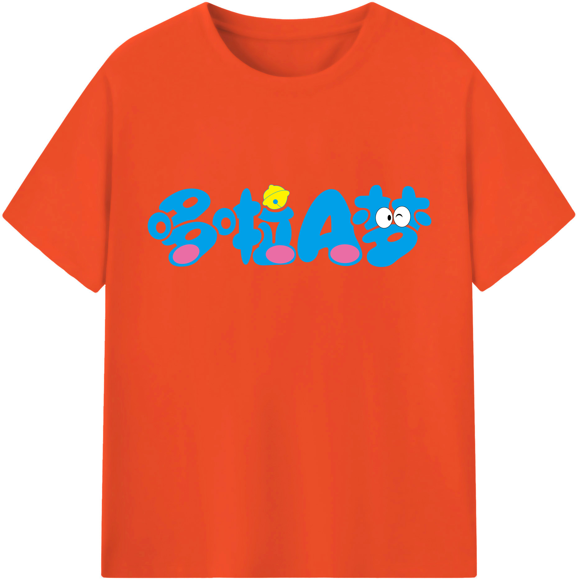 （画像用） ドラえもん Doraemon 綿100％半袖Tシャツ（フロントプリント）