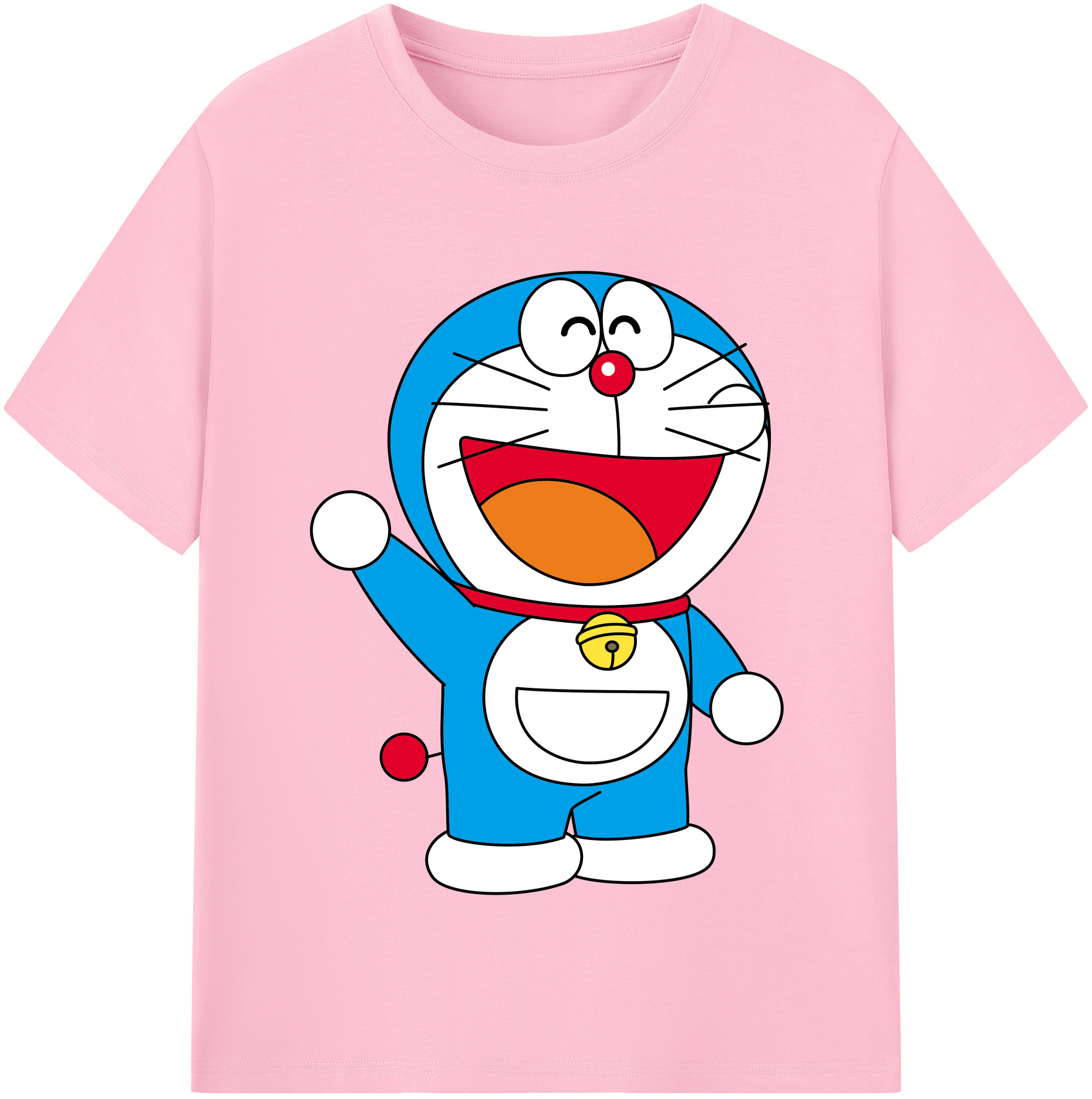 （画像用） ドラえもん Doraemon 綿100％半袖Tシャツ（フロントプリント）