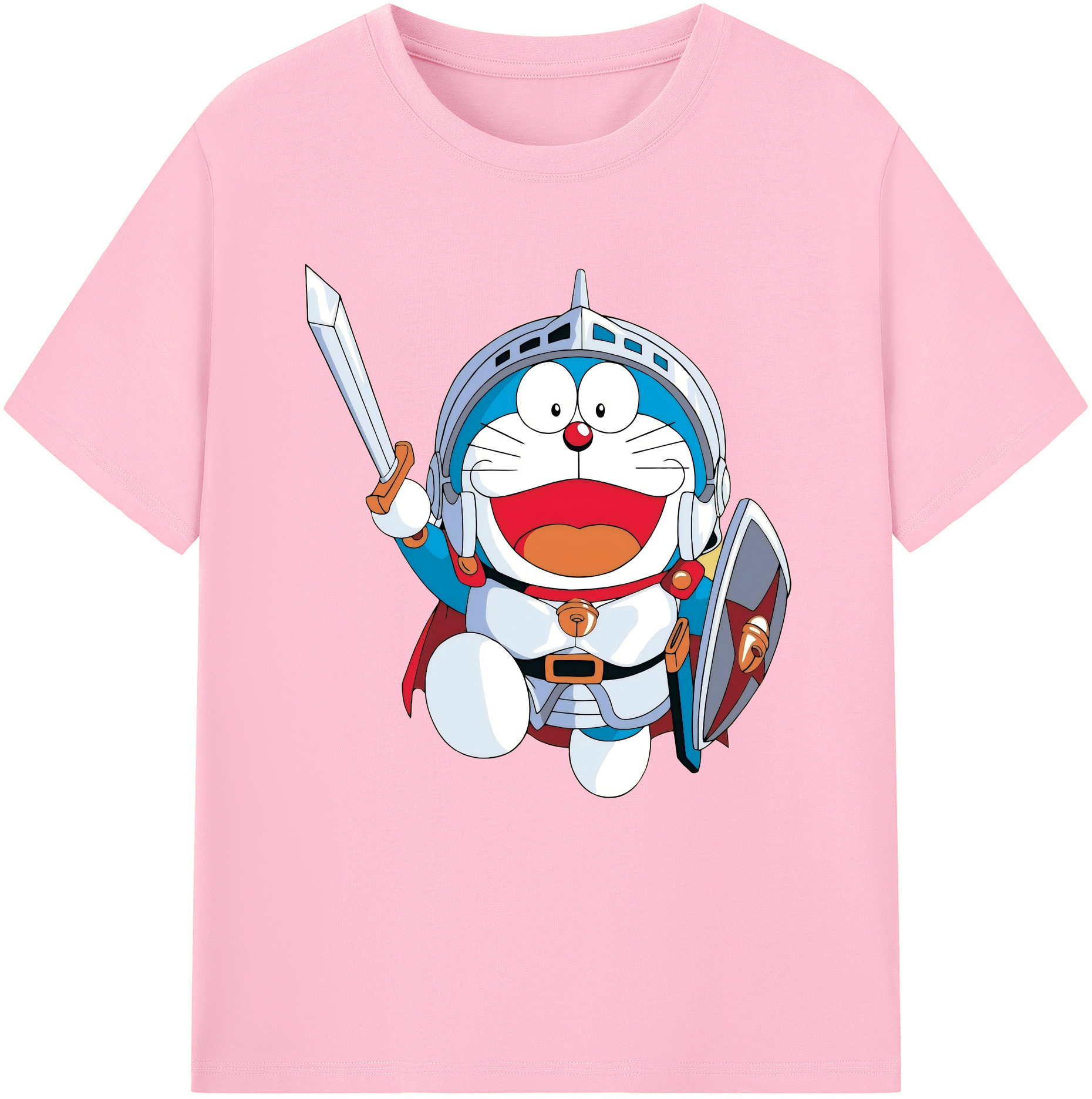 （画像用） ドラえもん Doraemon 綿100％半袖Tシャツ（フロントプリント）
