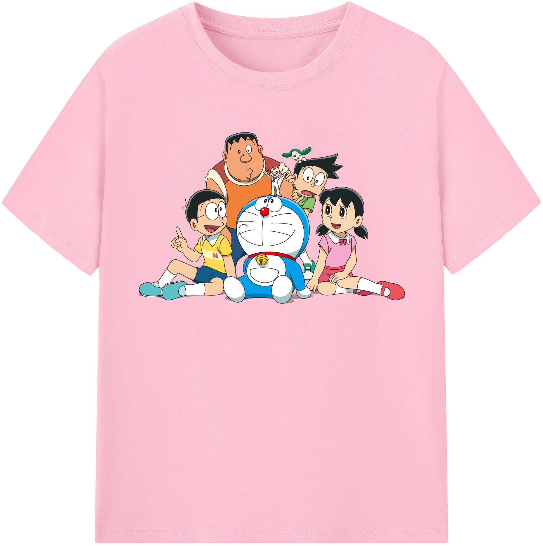 （画像用） ドラえもん Doraemon 綿100％半袖Tシャツ（フロントプリント）
