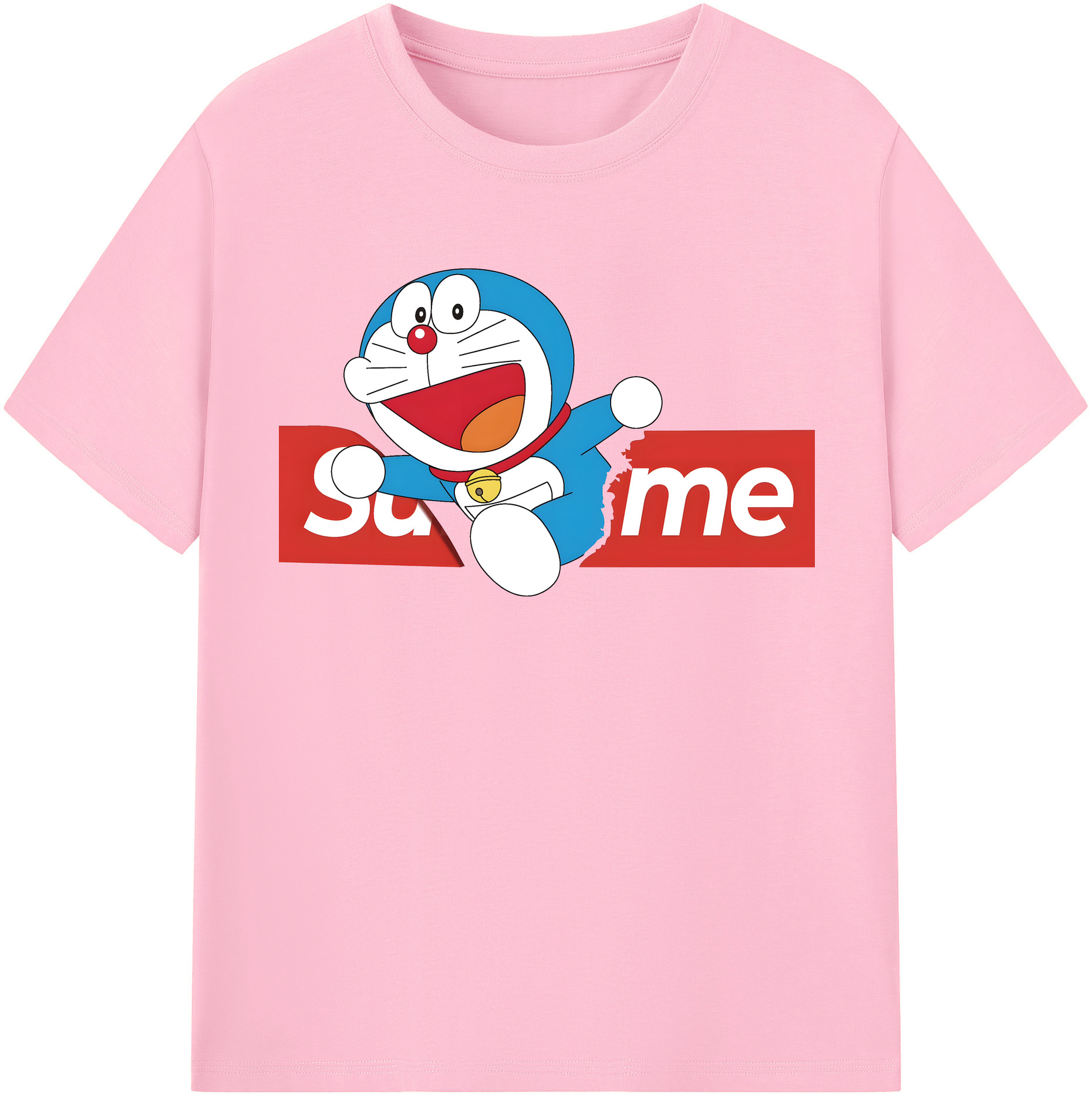 （画像用） ドラえもん Doraemon 綿100％半袖Tシャツ（フロントプリント）