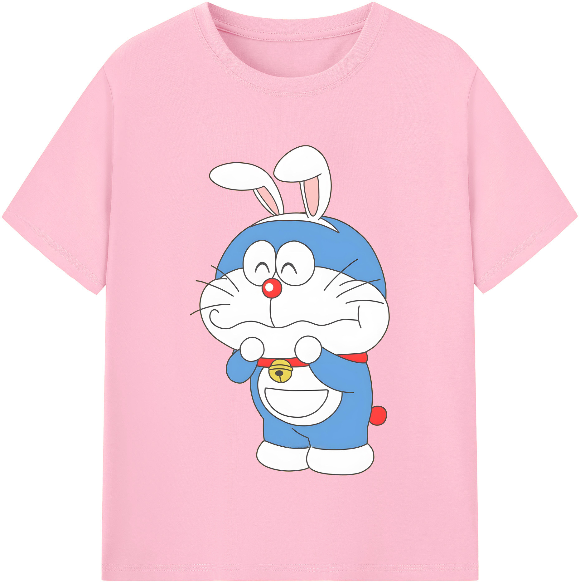 （画像用） ドラえもん Doraemon 綿100％半袖Tシャツ（フロントプリント）
