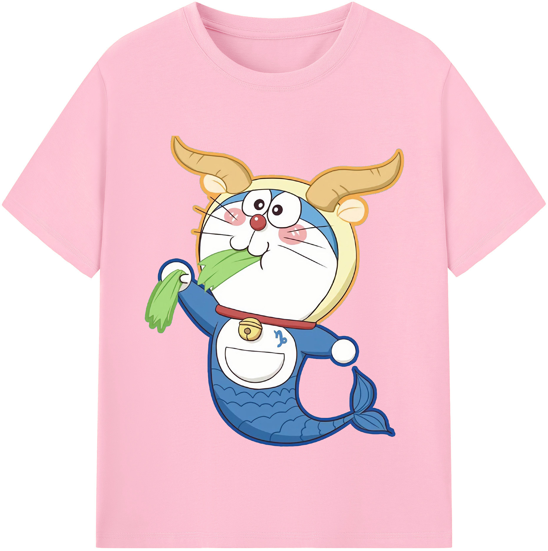 （画像用） ドラえもん Doraemon 綿100％半袖Tシャツ（フロントプリント）
