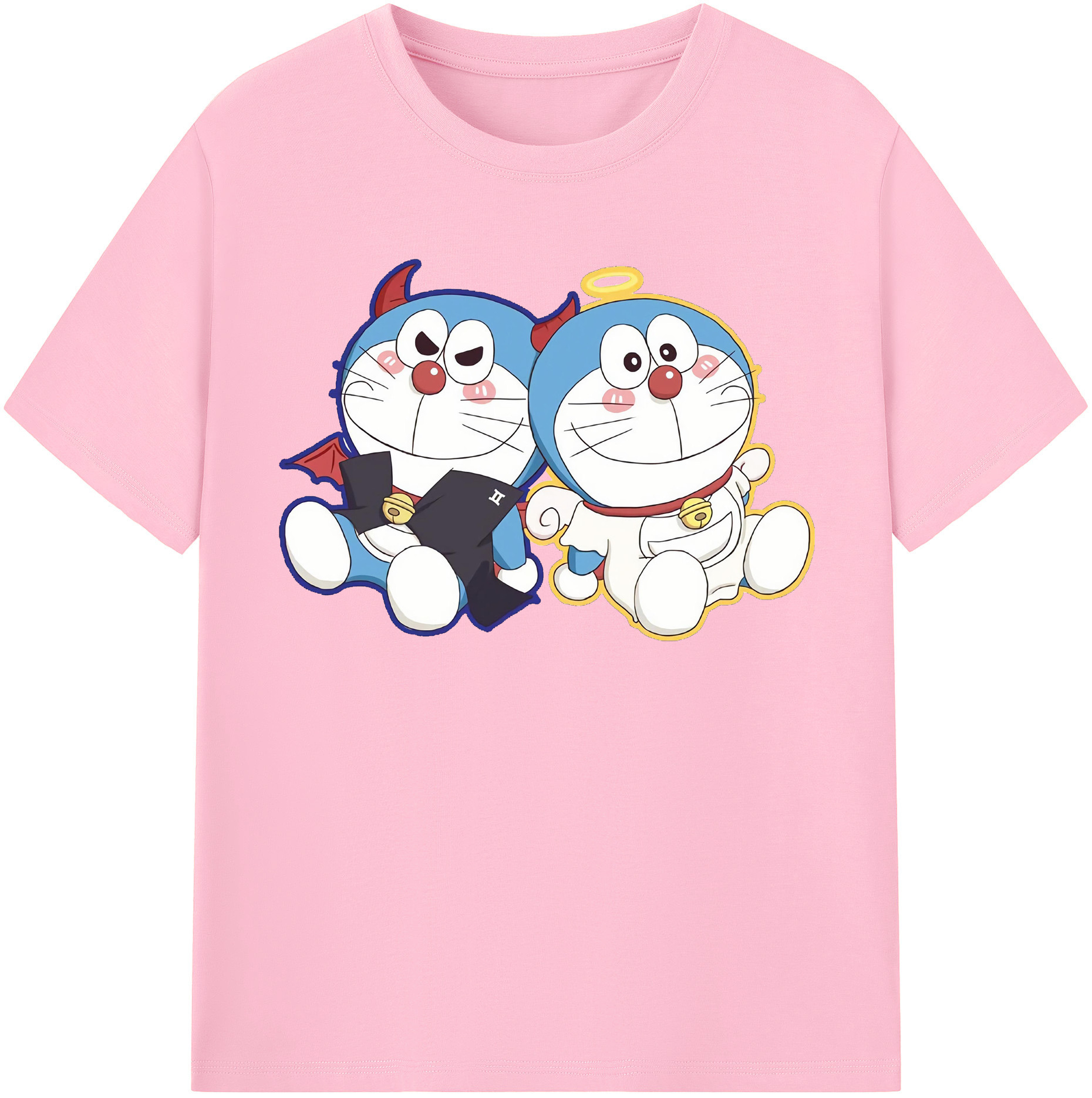 （画像用） ドラえもん Doraemon 綿100％半袖Tシャツ（フロントプリント）