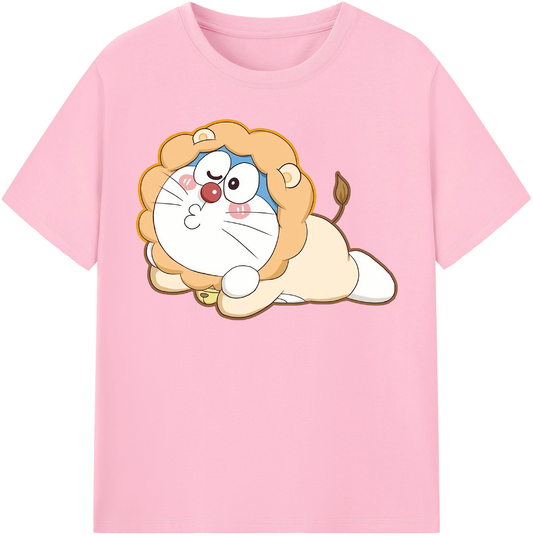 （画像用） ドラえもん Doraemon 綿100％半袖Tシャツ（フロントプリント）