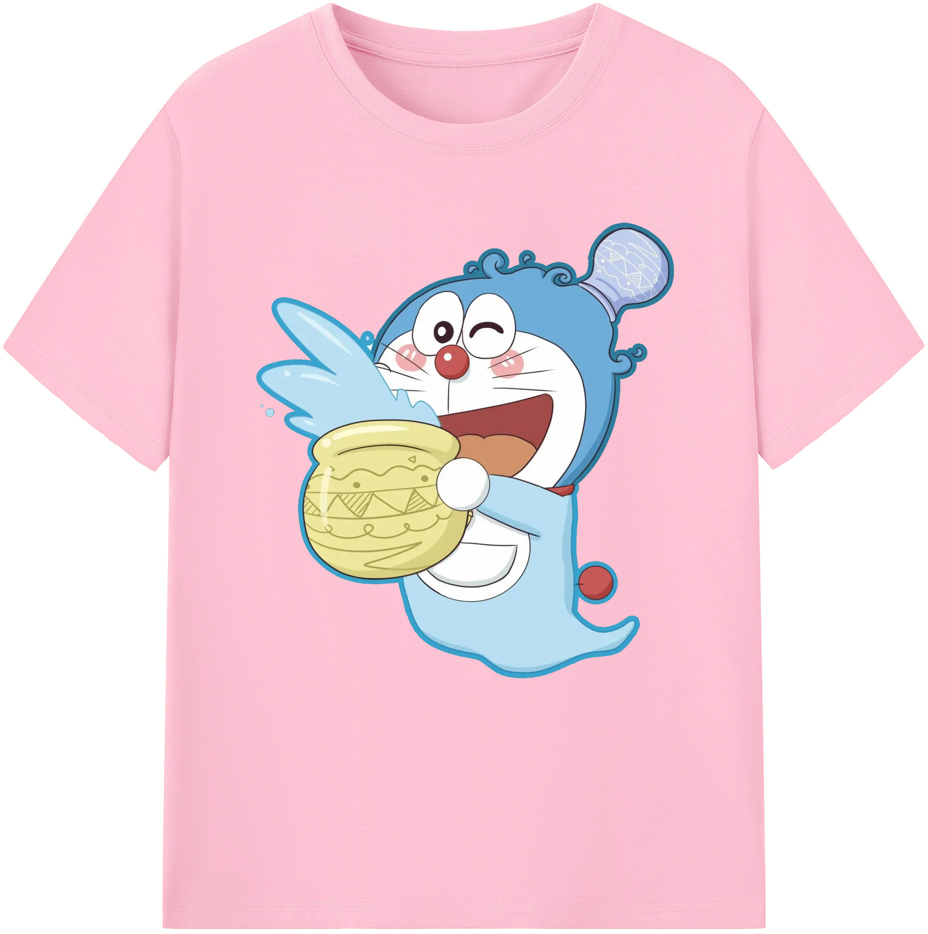 （画像用） ドラえもん Doraemon 綿100％半袖Tシャツ（フロントプリント）