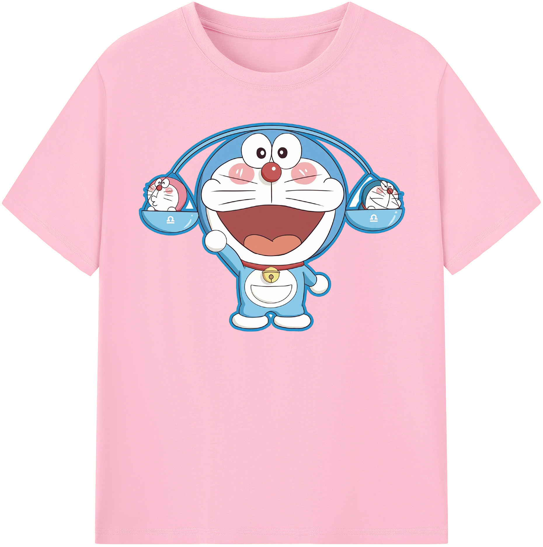 （画像用） ドラえもん Doraemon 綿100％半袖Tシャツ（フロントプリント）
